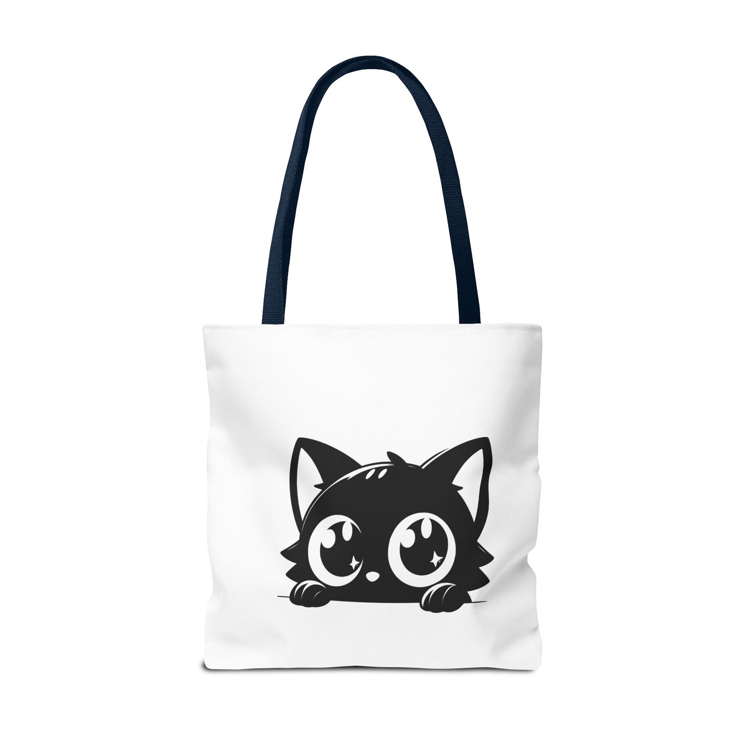 Adorable Cat Face Tote Bag | Cute Kitten Shopping Bag | Gift for Cat Lovers | Everyday Use | Eco-Friendly Accessory