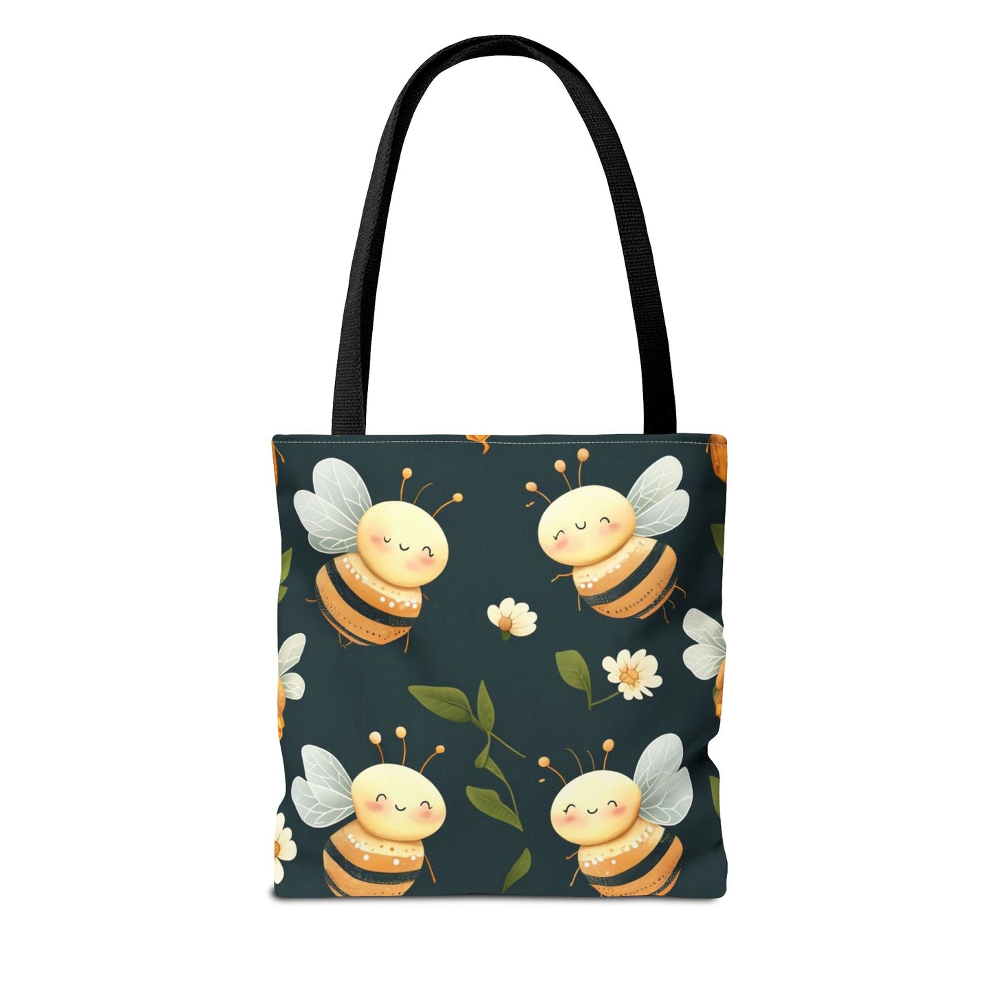 Cute Bee Tote Bag - Eco-Friendly Canvas Carryall for Gift Giving