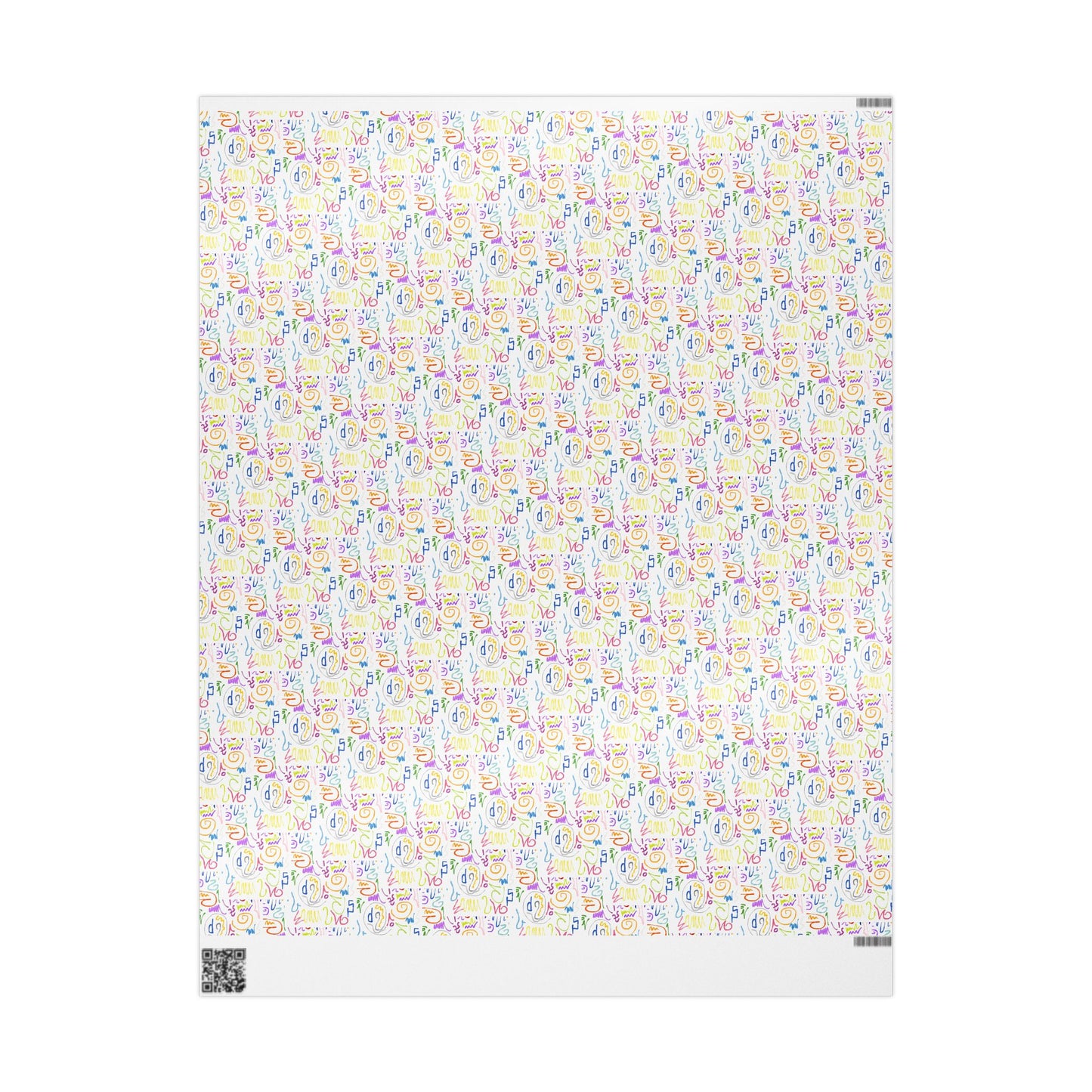 Colorful Artistic Wrapping Paper | Gift Wrap for Birthdays, Holidays, Parties, DIY Projects, Events