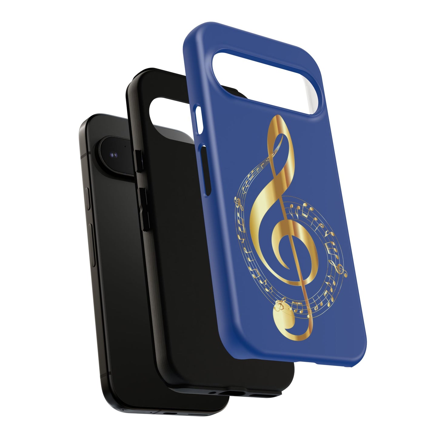 Tough Cases Blue and Gold Musical Note