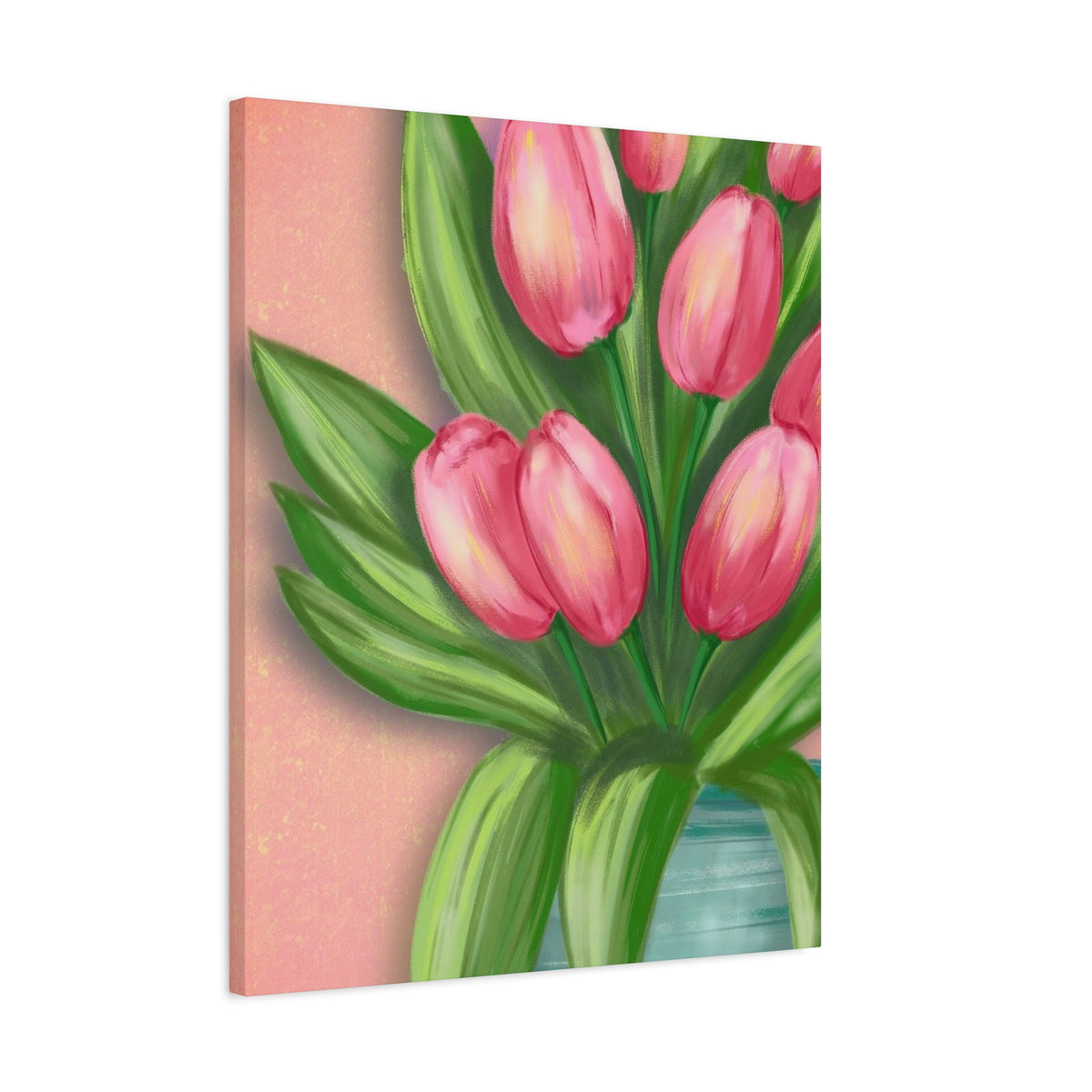 Matte Canvas, Stretched, 1.25" Tulips