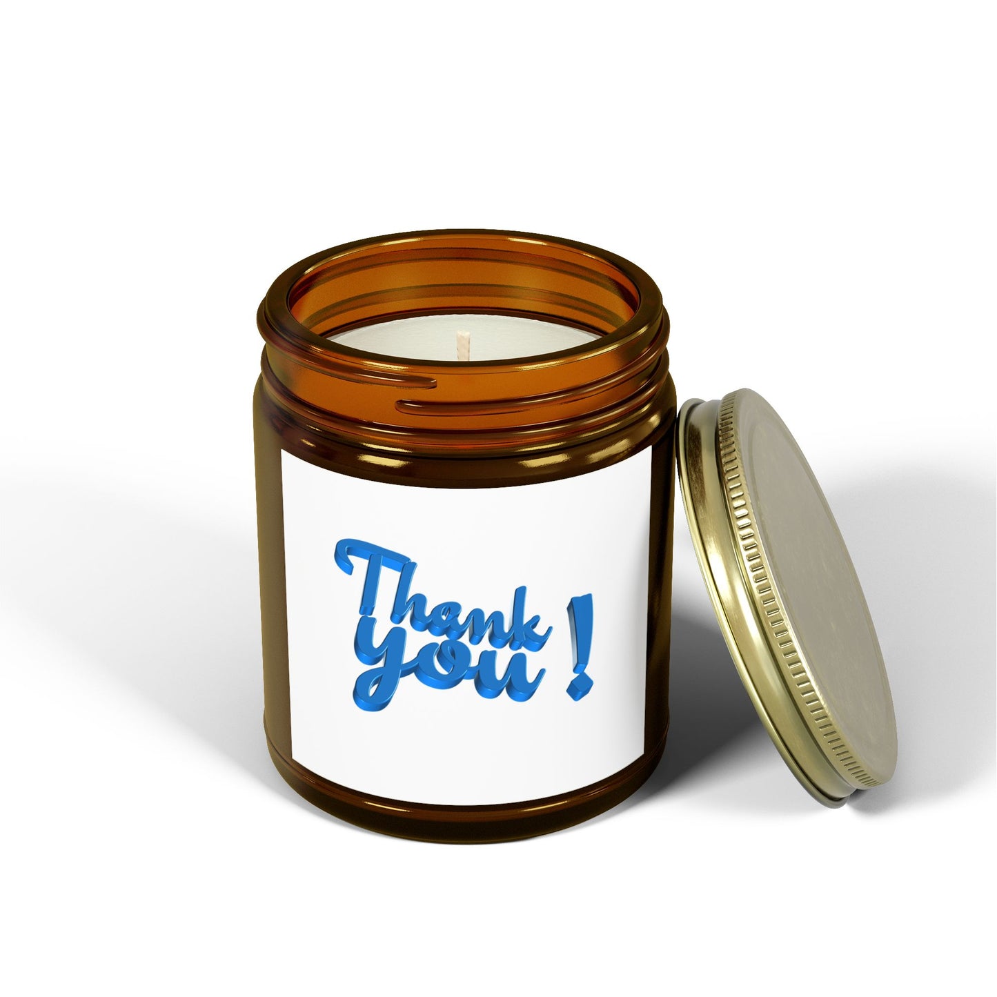 Thank You Scented Candles | Coconut Apricot Wax | Gift for Any Occasion | Home Fragrance | Relaxation | Self-Care | Gift Idea | 4oz, 9oz