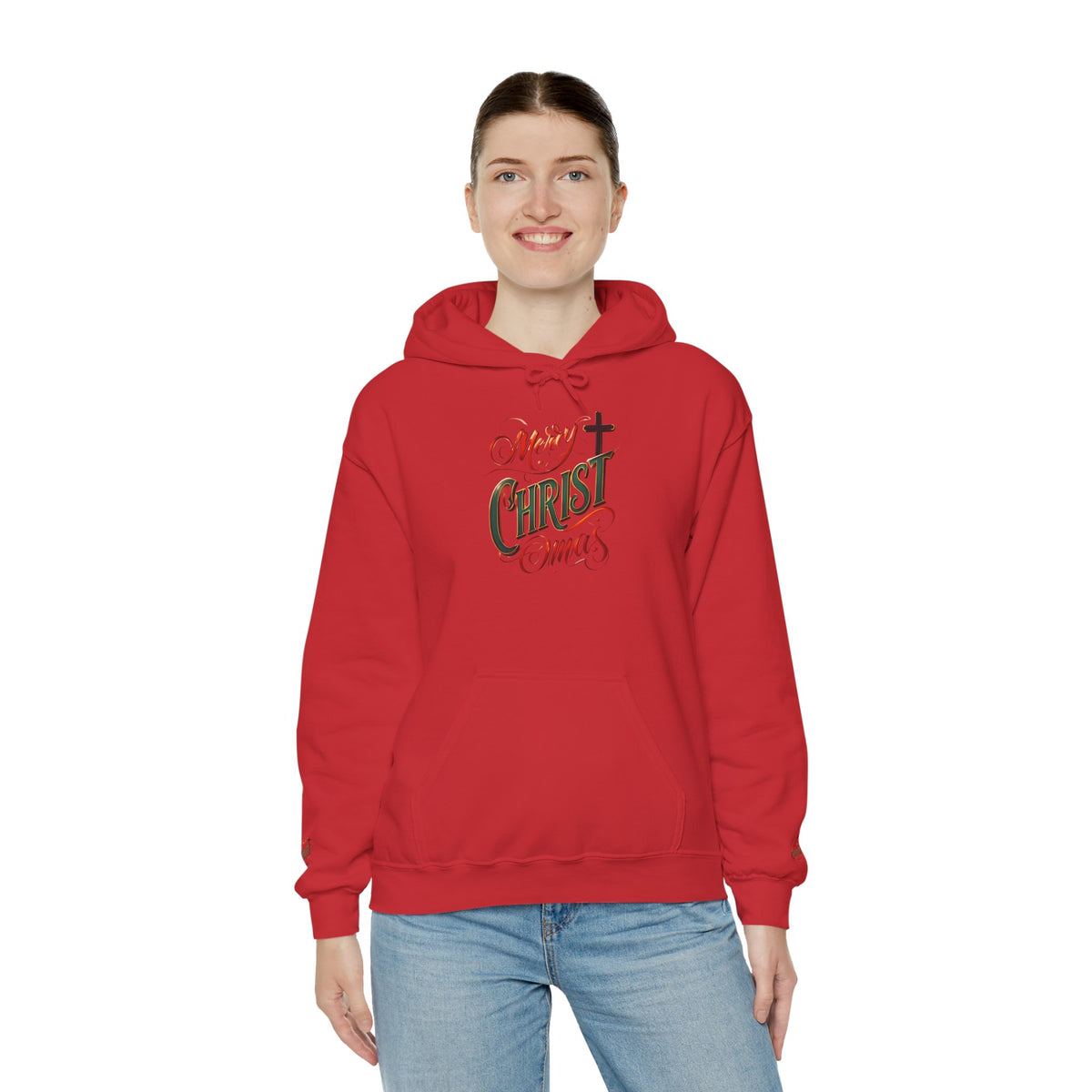 Merry Christmas Hoodie, Cozy Unisex Sweatshirt for Holiday Gatherings, Festive Gift Idea for Him/Her, Winter Apparel, Christmas Sweater
