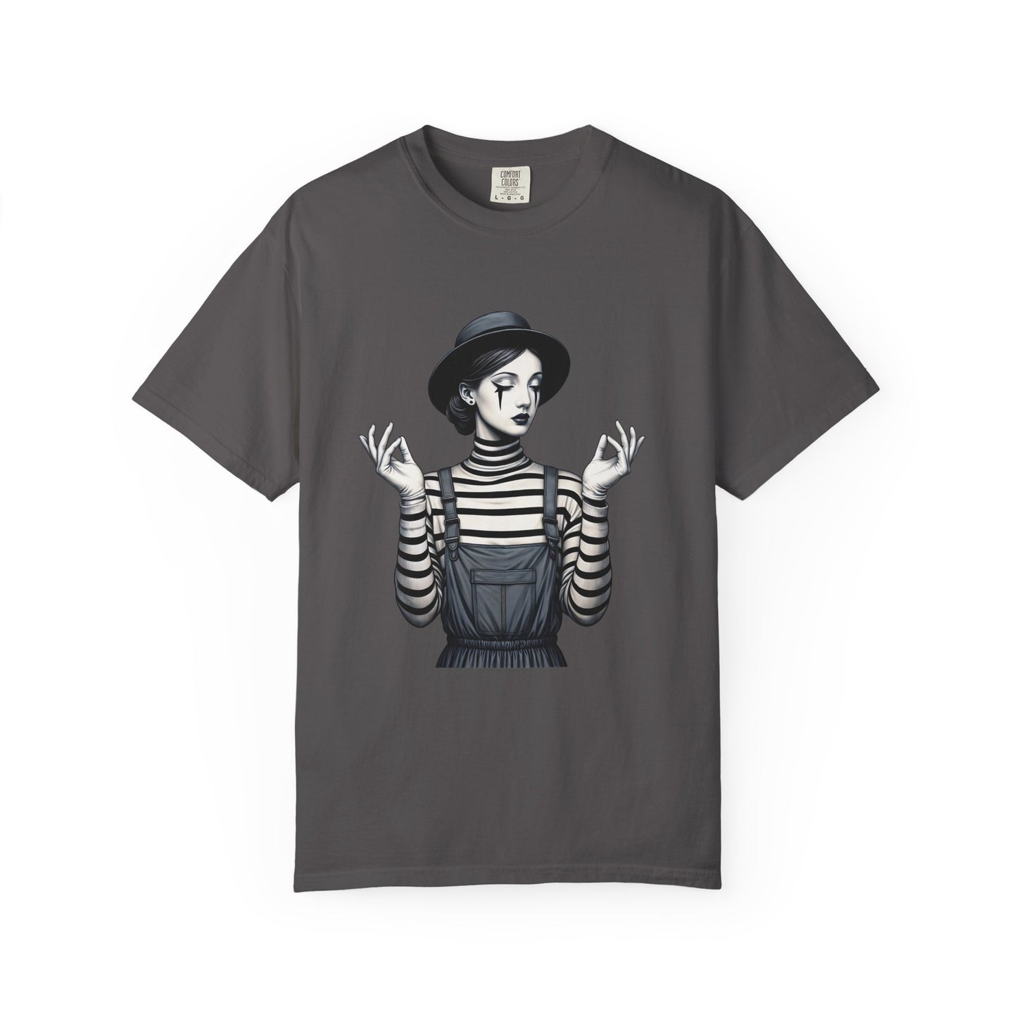 Gothic Striped Graphic Unisex T-Shirt, Edgy Casual Wear, Alternative Fashion, Gift for Her