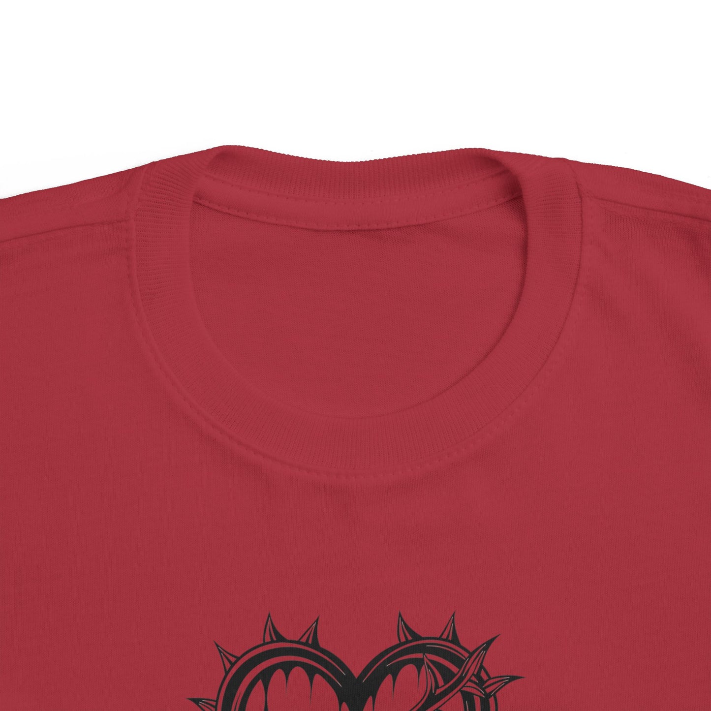 Toddler's Heart & Thorn Tee, Cute Kids T-Shirt, Children's Graphic Shirt, Gift for Toddlers, Cool Summer Outfit