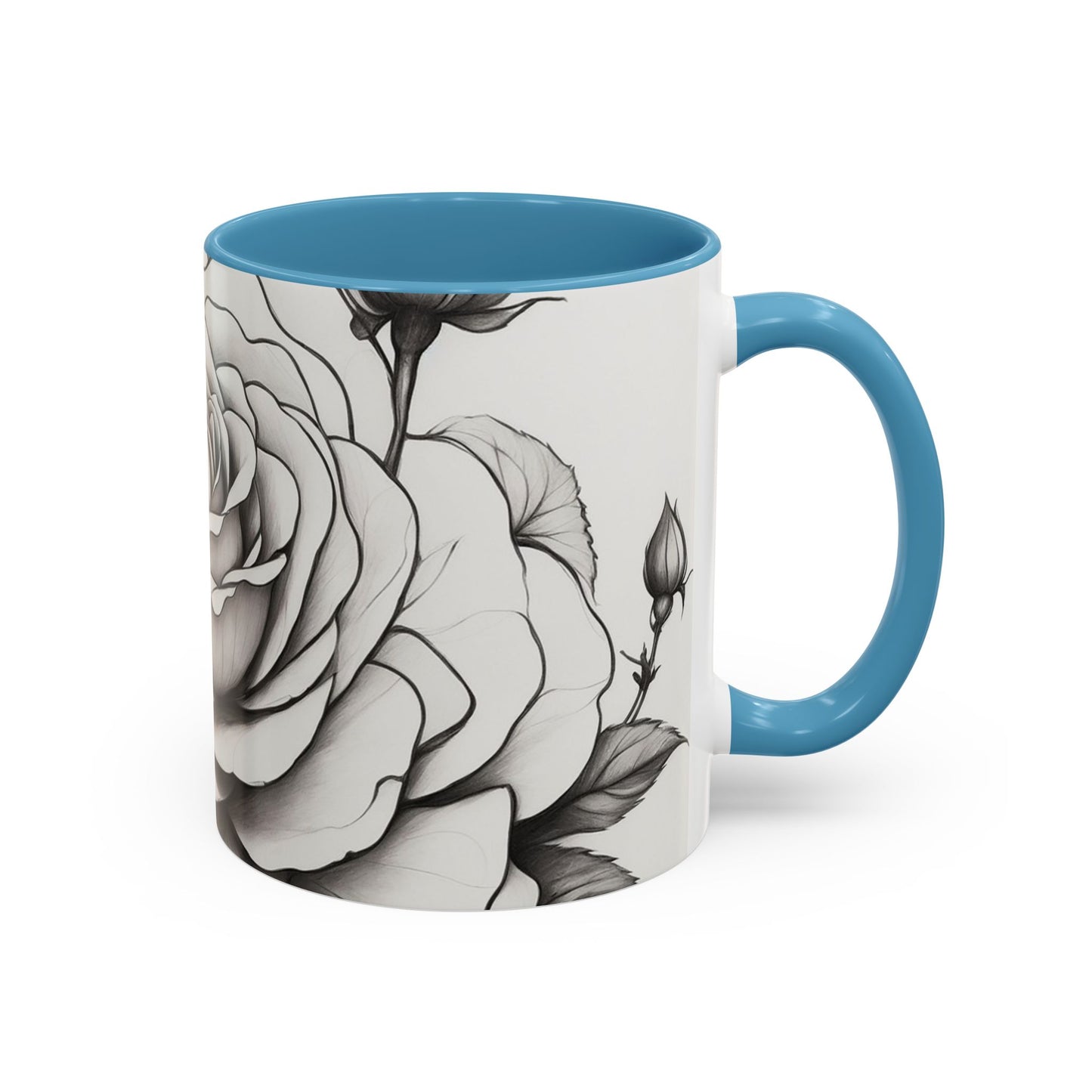 Elegant Floral Coffee Mug - Perfect Gift for Flower Lovers, Mother's Day, Birthdays, Home Decor, Office Use