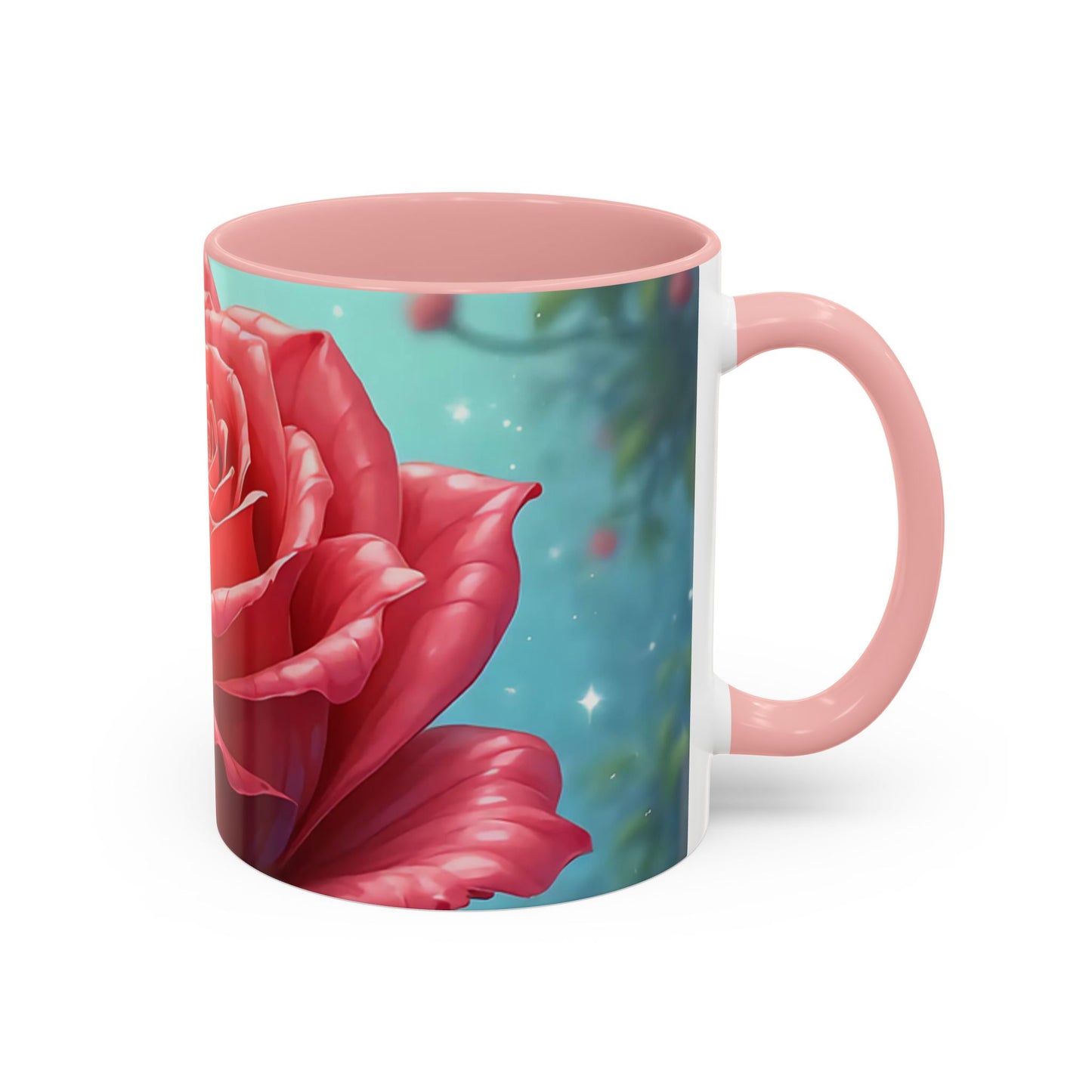 Elegant Rose Coffee Mug for Floral Lovers, Perfect Gift for Mother’s Day, Birthday, Home Decor, Garden Enthusiasts, Art Collectors