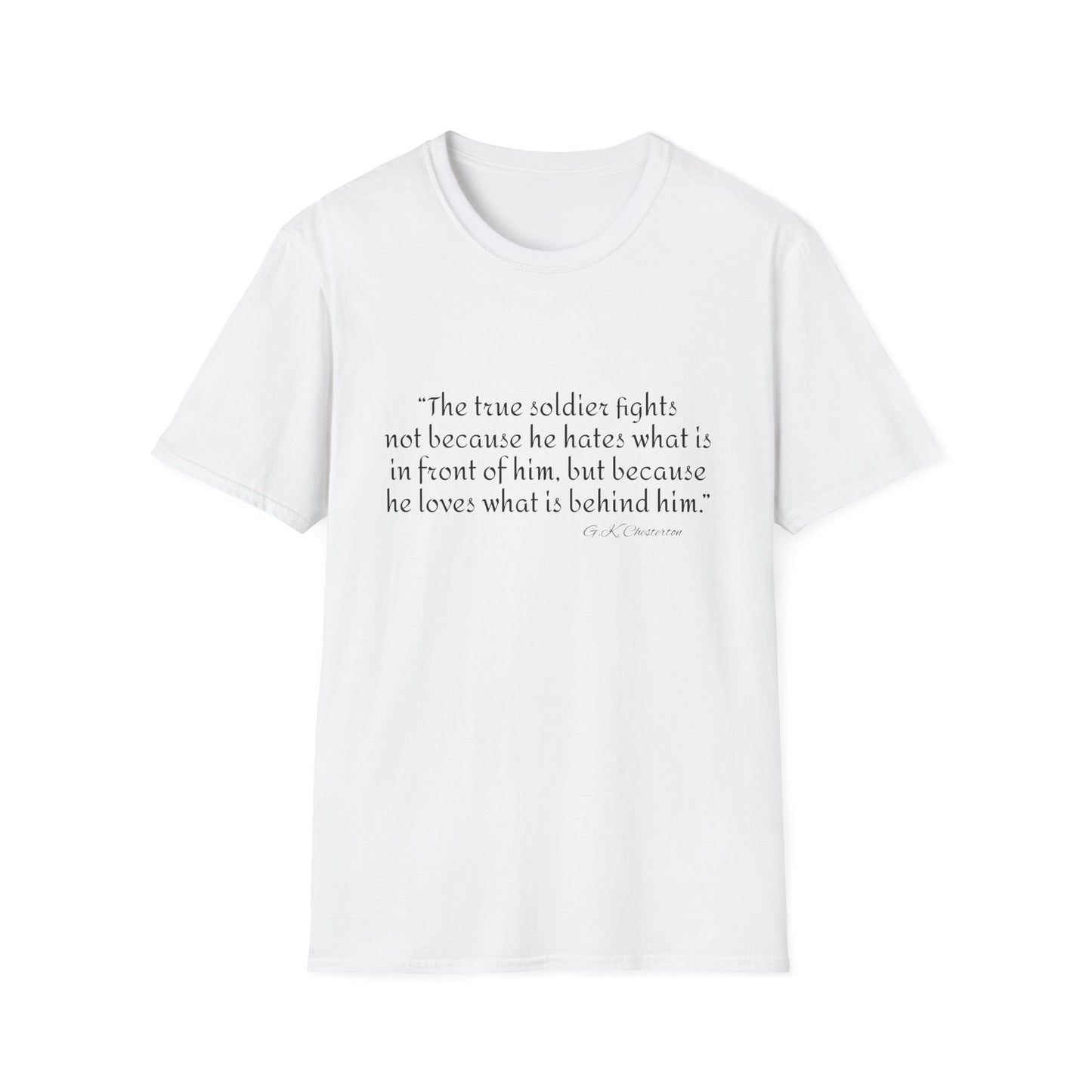 Inspirational Unisex T-Shirt, Gift for Soldiers