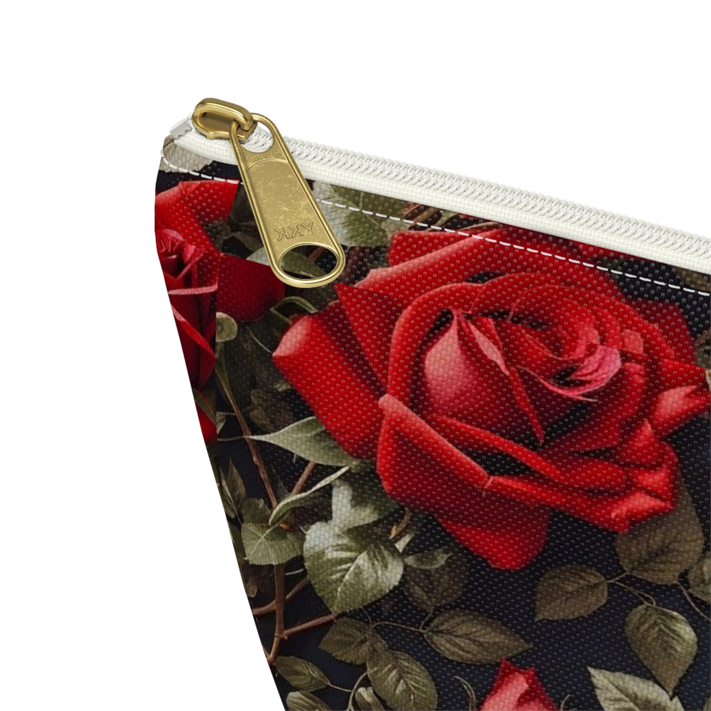Elegant Floral Accessory Pouch | Makeup Bag, Travel Organizer, Gift for Her, Rose Design, Toiletry Case, Cosmetic Pouch