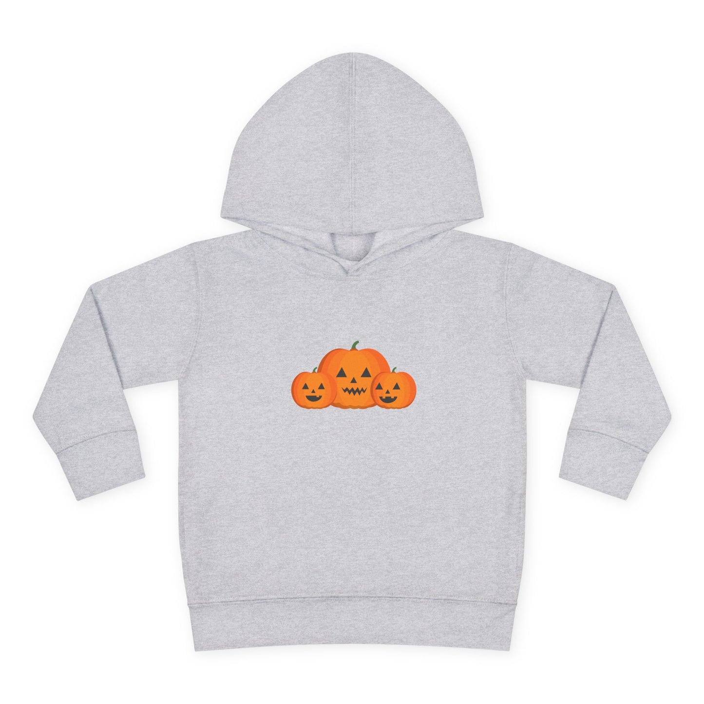 Halloween Pumpkin Toddler Hoodie, Cozy Autumn Wear, Kid's Holiday Sweatshirt, Fall Outfit, Trick-or-Treat Apparel
