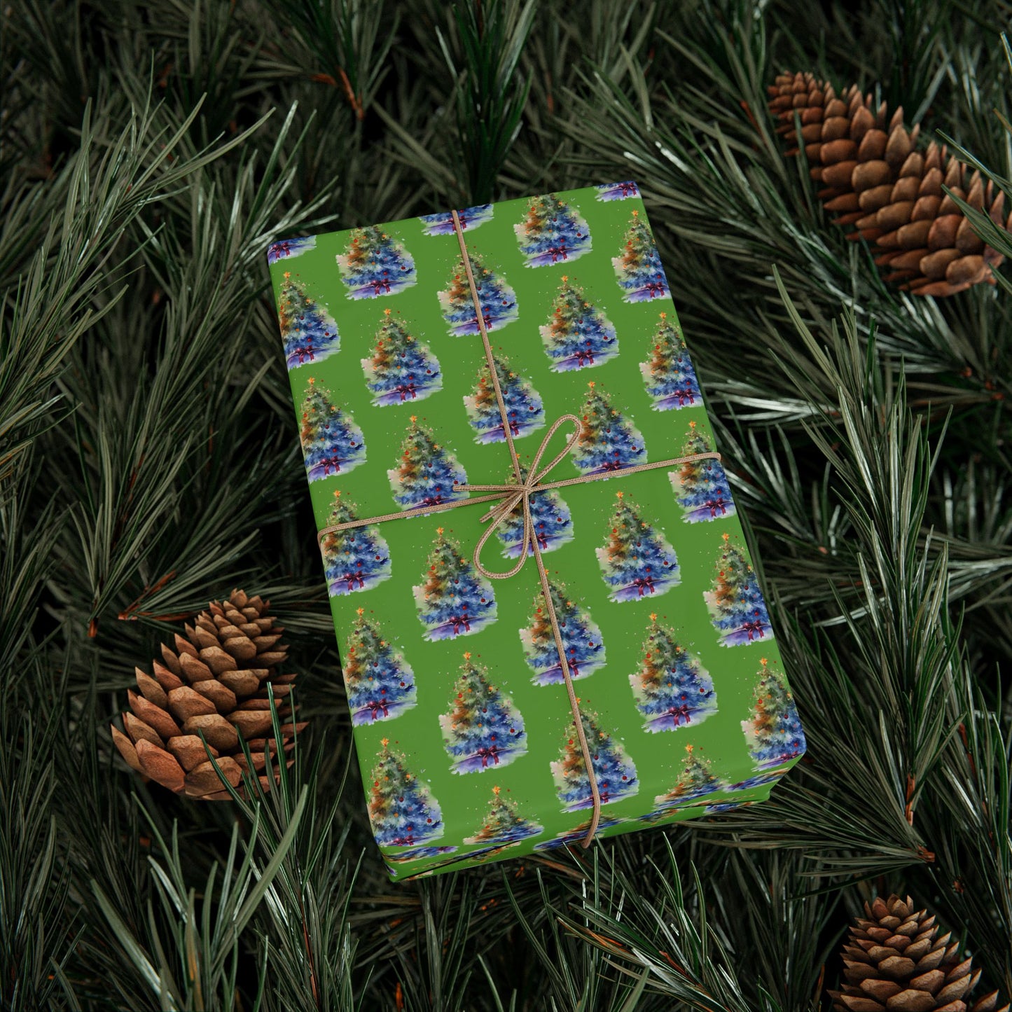 Vibrant Floral Wrapping Paper, Eco-Friendly Gift Wrap for Birthdays, Holidays, Special Occasions, Party Supplies, Green Decor