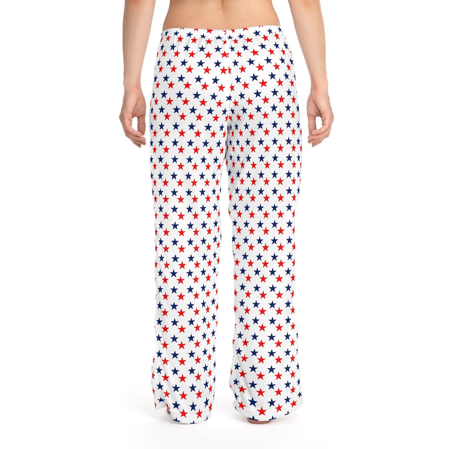 Women's Pajama Pants stars red white and blue