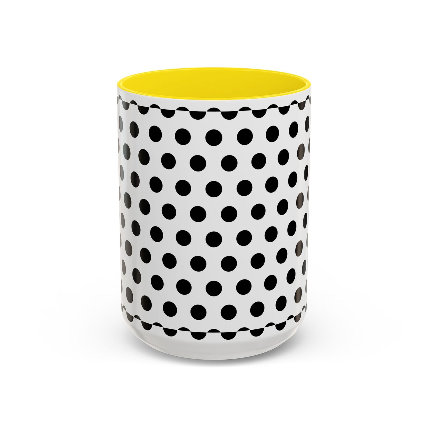 Elegant Polka Dot Mug - Stylish Coffee Cup for Home, Office, Gift for Birthdays, Anniversaries, Holidays, Unique Drinkware