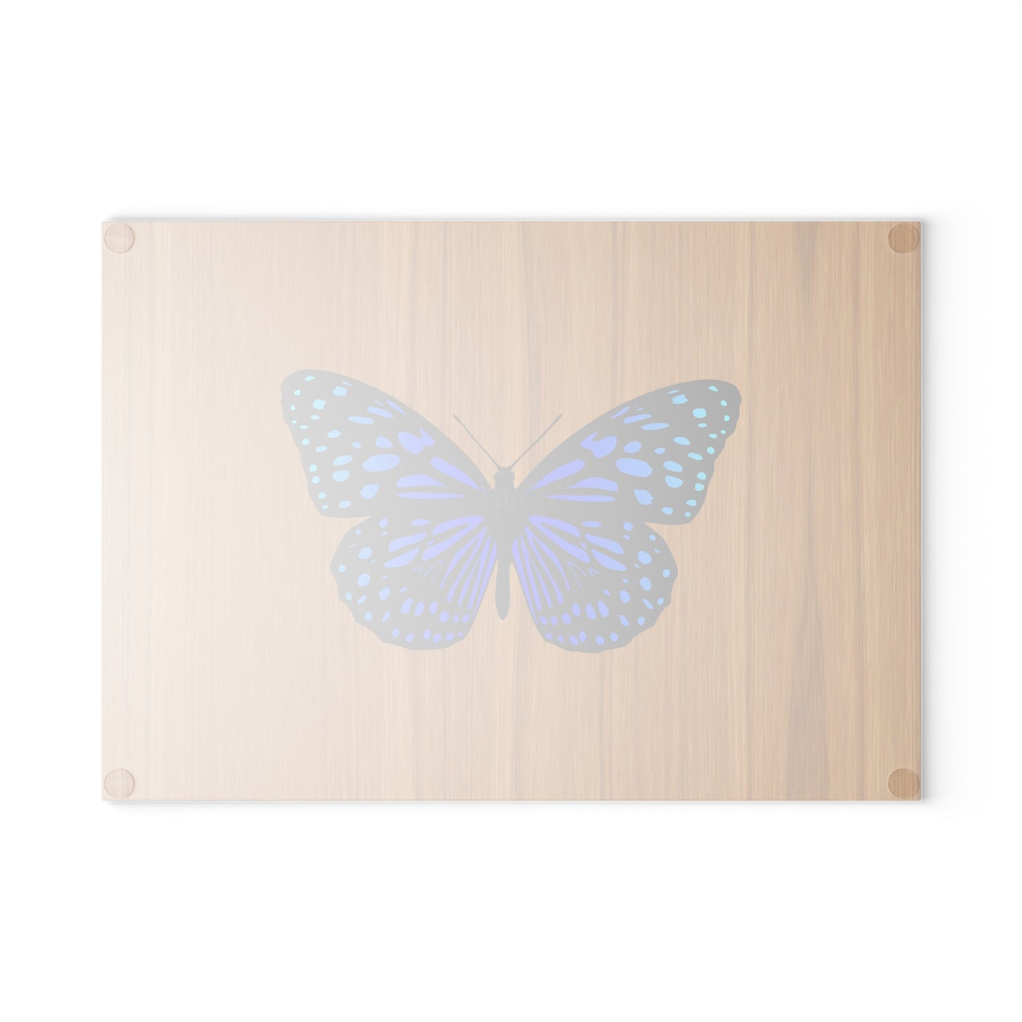 Butterfly Glass Cutting Board, Unique Kitchen Art, Gifts for Chefs, Wedding Registry, Butterfly Decor, Nature Lover Present