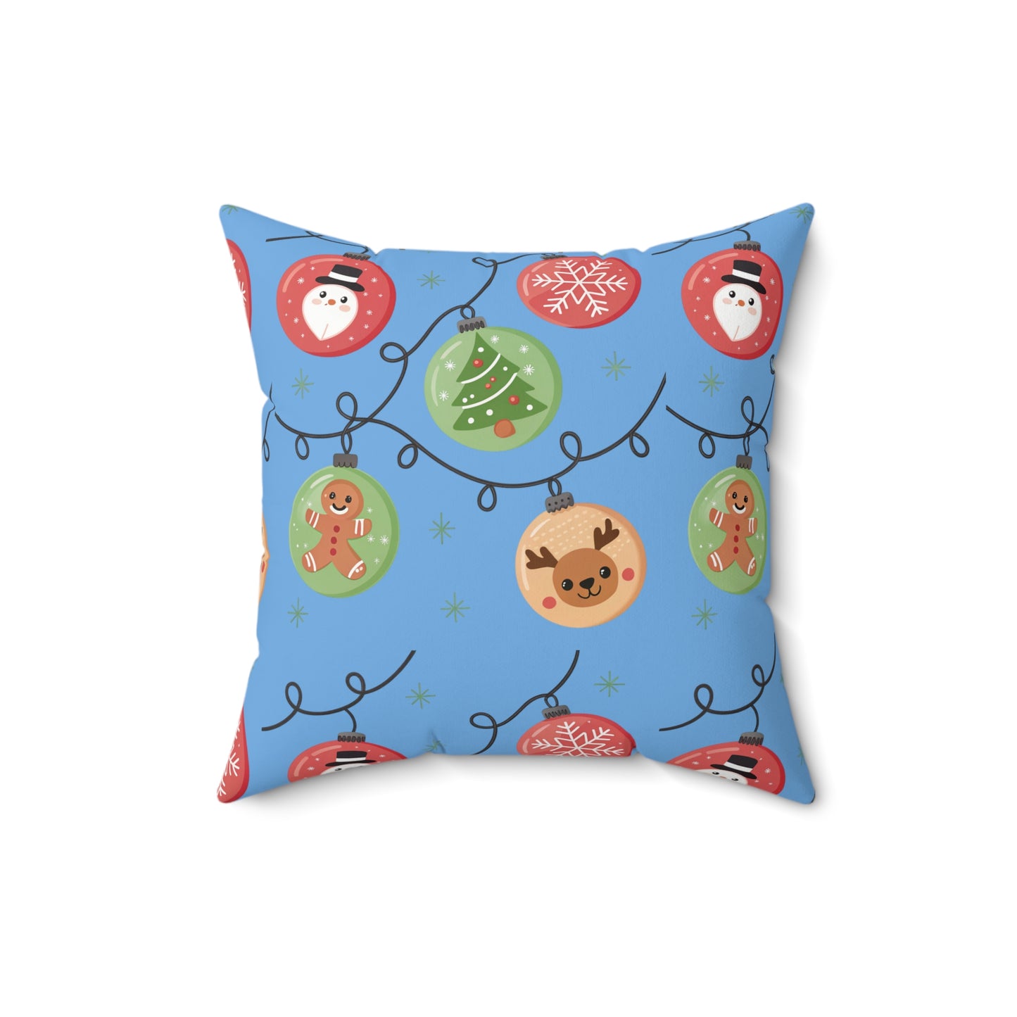 Festive Holiday Pillow, Seasonal Home Decor Cushion, Christmas Throw Pillow, Cute Decorative Accent, Cozy Winter Gift