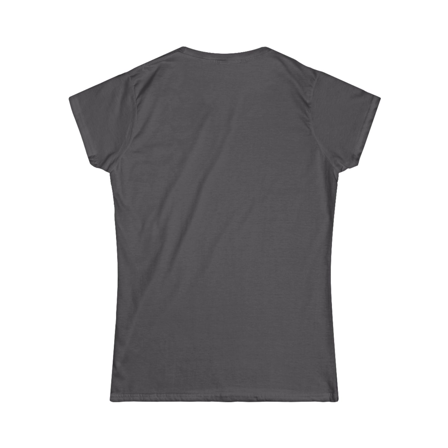 Smiley Face Women's Softstyle Tee, Casual T-Shirt, Happy Graphic Tee, Summer Shirt, Birthday Gift, Everyday Wear