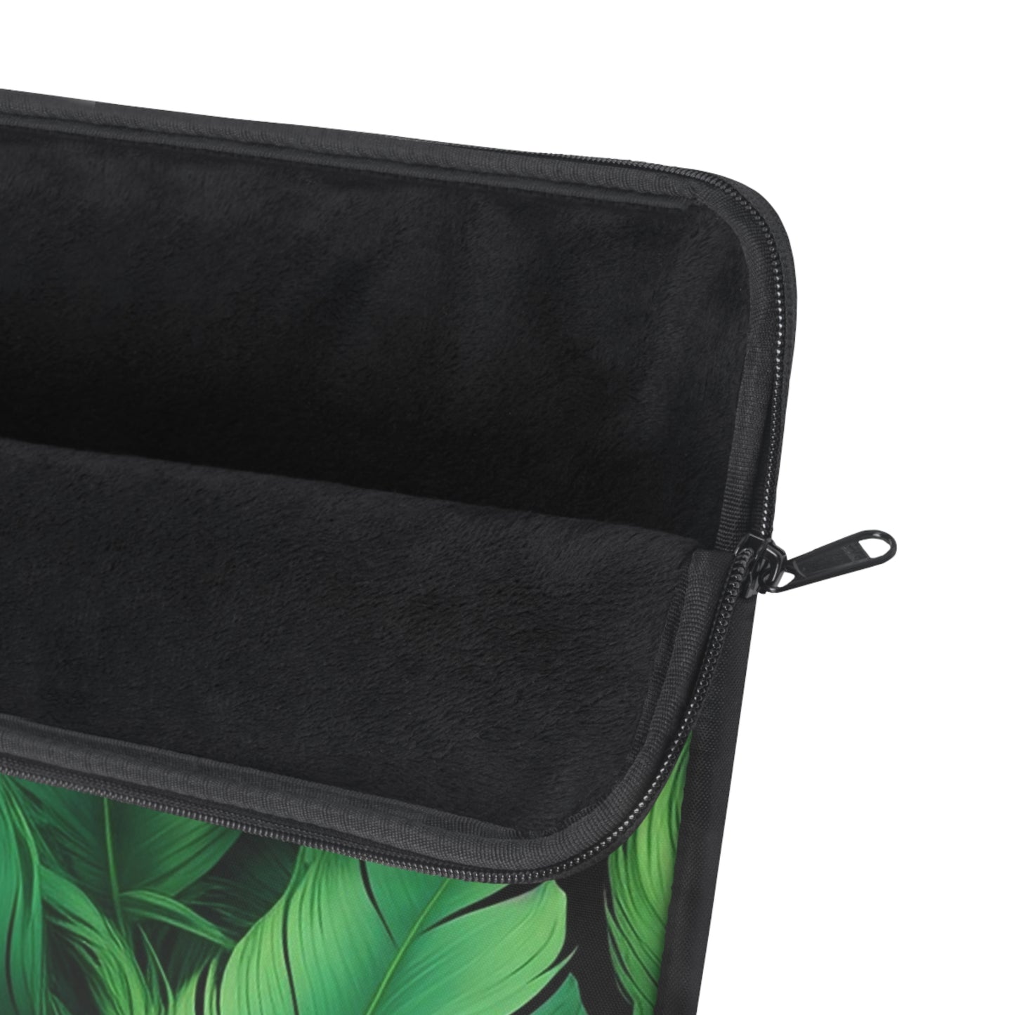 Tropical Leaf Laptop Sleeve, Boho Tech Case, Greenery Computer Bag, Gift for Nature Lovers, Stylish Tech Accessory