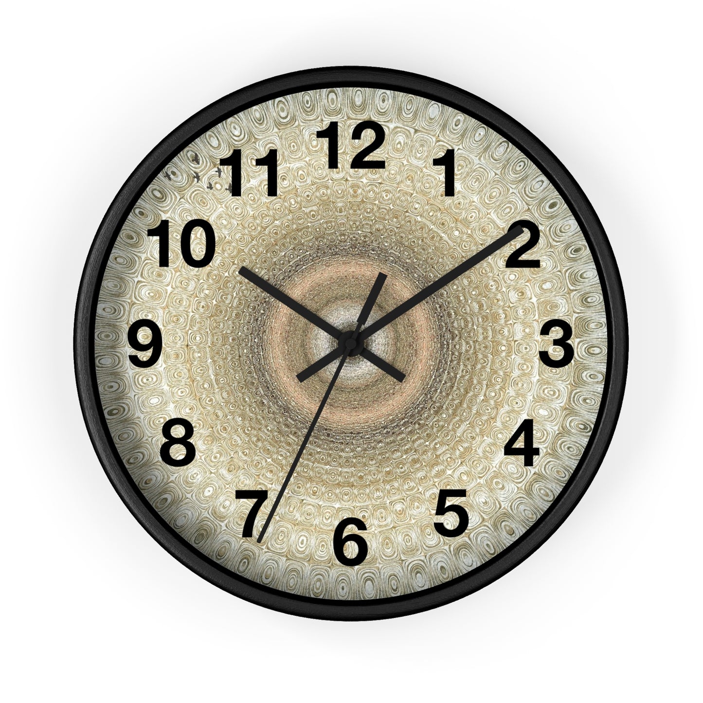 Elegant Textured Wall Clock, Modern Home Decor, Unique Gift for Housewarming, Minimalist Style, Timeless Design, Wall Art