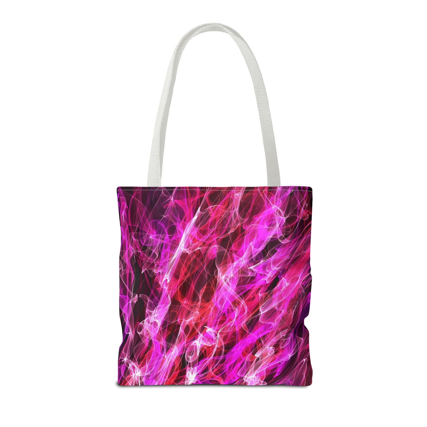 Vibrant Abstract Tote Bag, Colorful Shopping Bag