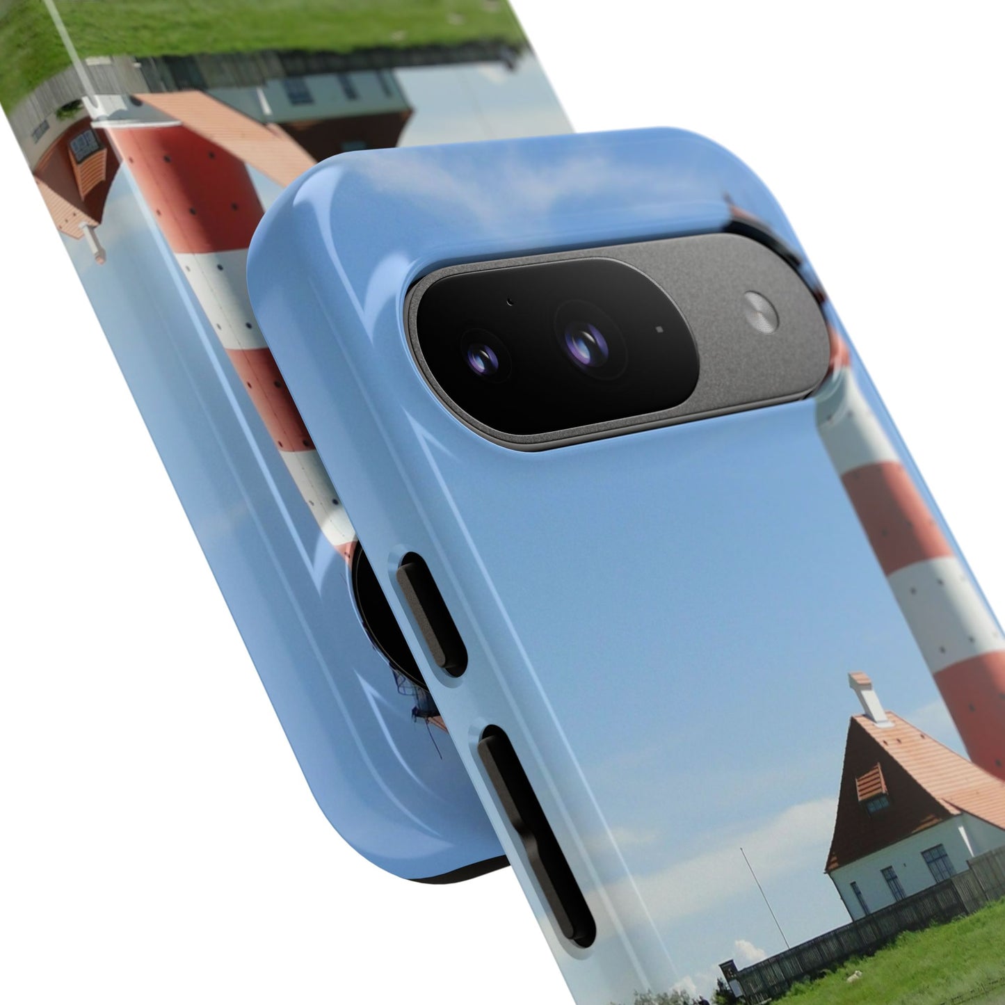 Lighthouse Phone Case - Coastal Vibes, Nautical Gift, Ocean Lover Accessory, Beach Aesthetic, Customizable Design