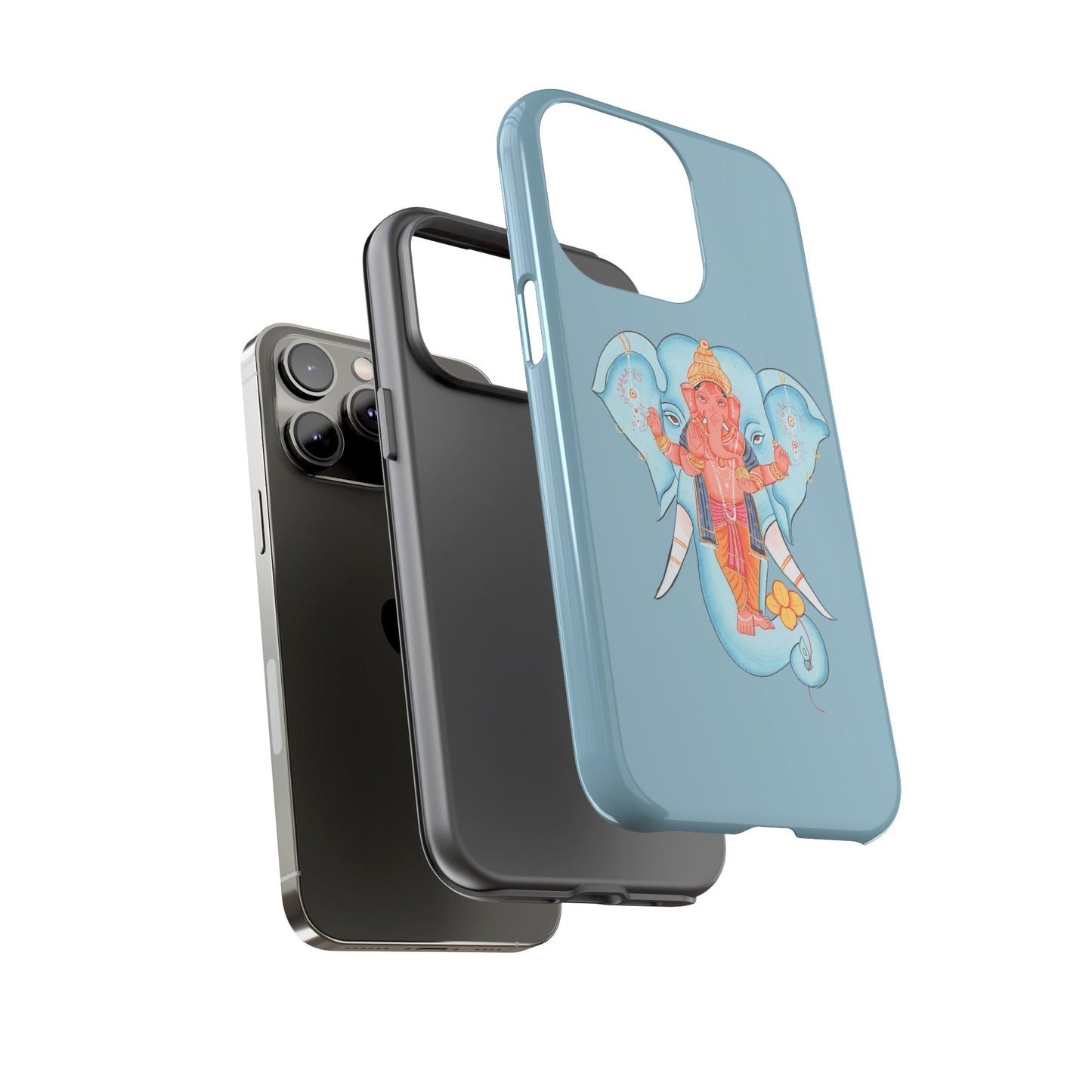 Tough Cases: Ganesh-Inspired Phone Case, Bohemian Phone Cover, Hindu Art Accessory, Festival Gift, Protective Phone Shell