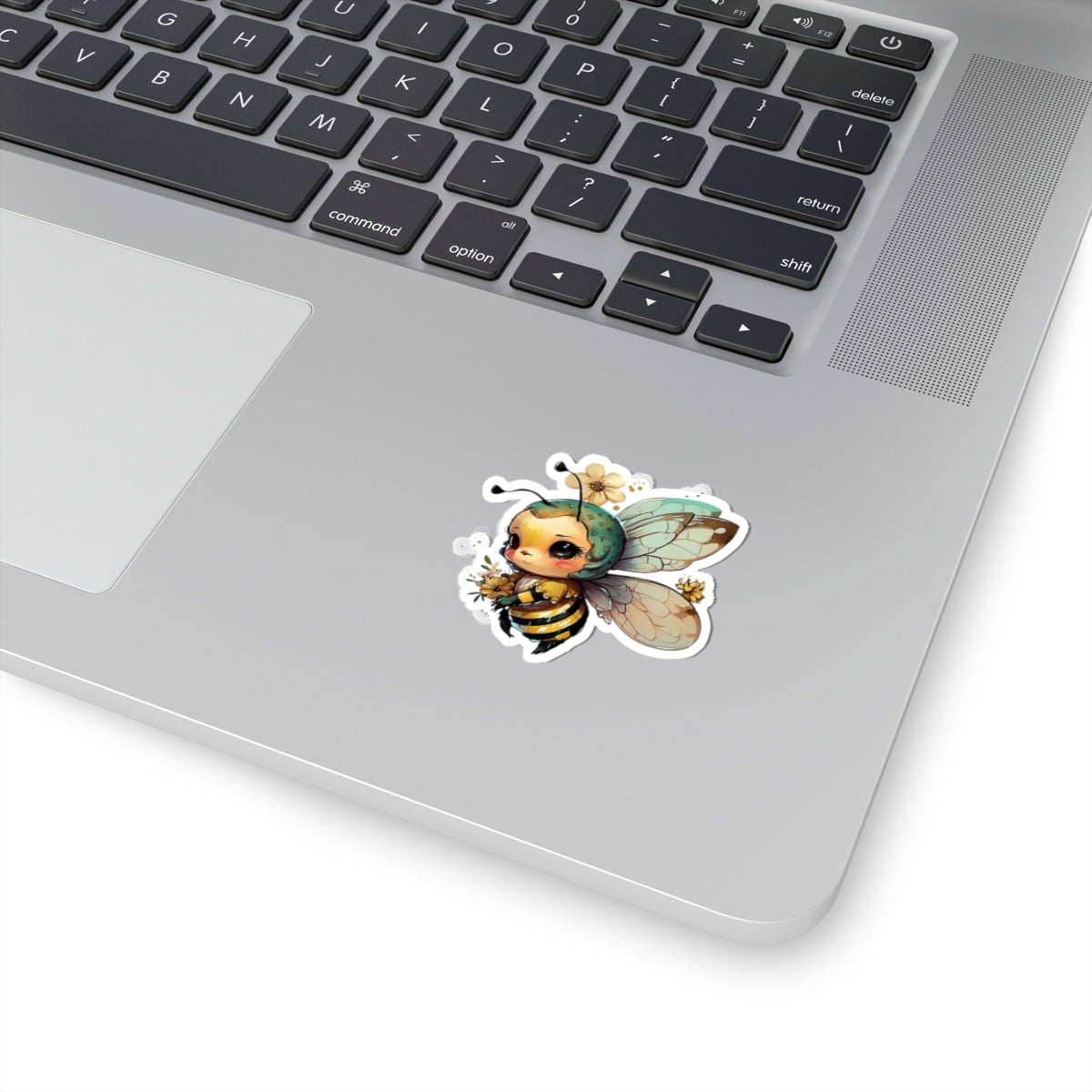 Whimsical Bee Stickers for Nature Lovers, Cute Insect Decor, Flower Child Gifts, Eco-Friendly, Laptop, Water Bottle, Journals