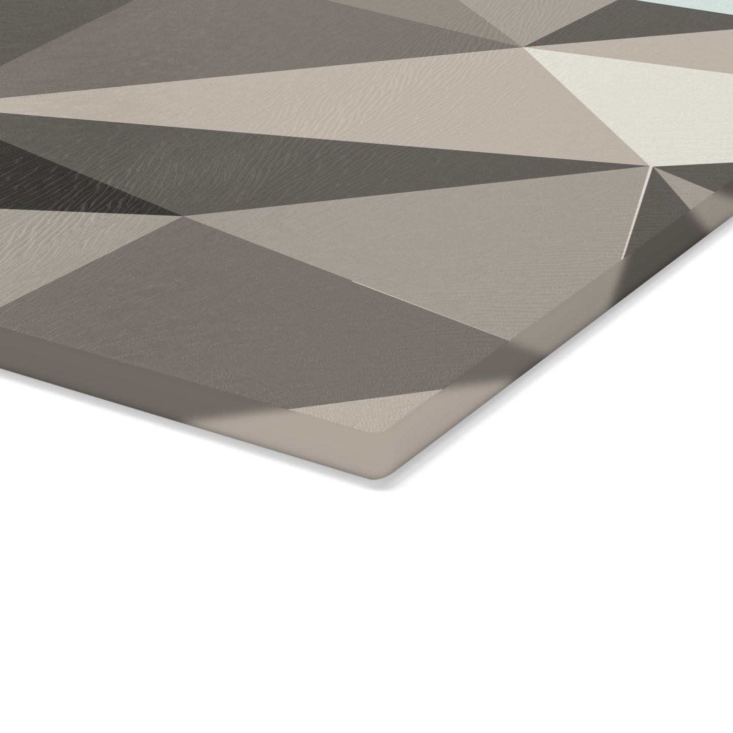 Stylish Glass Cutting Board, Geometric Kitchen Decor, Modern Gift for Chefs, Housewarming, Wedding, Functional Art