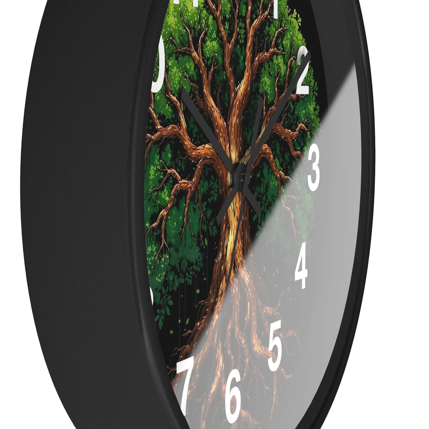 Nature-Inspired Tree Wall Clock, Home Decor, Eco-Friendly Gift, Rustic Aesthetic, Unique Timepiece, Woodland Theme