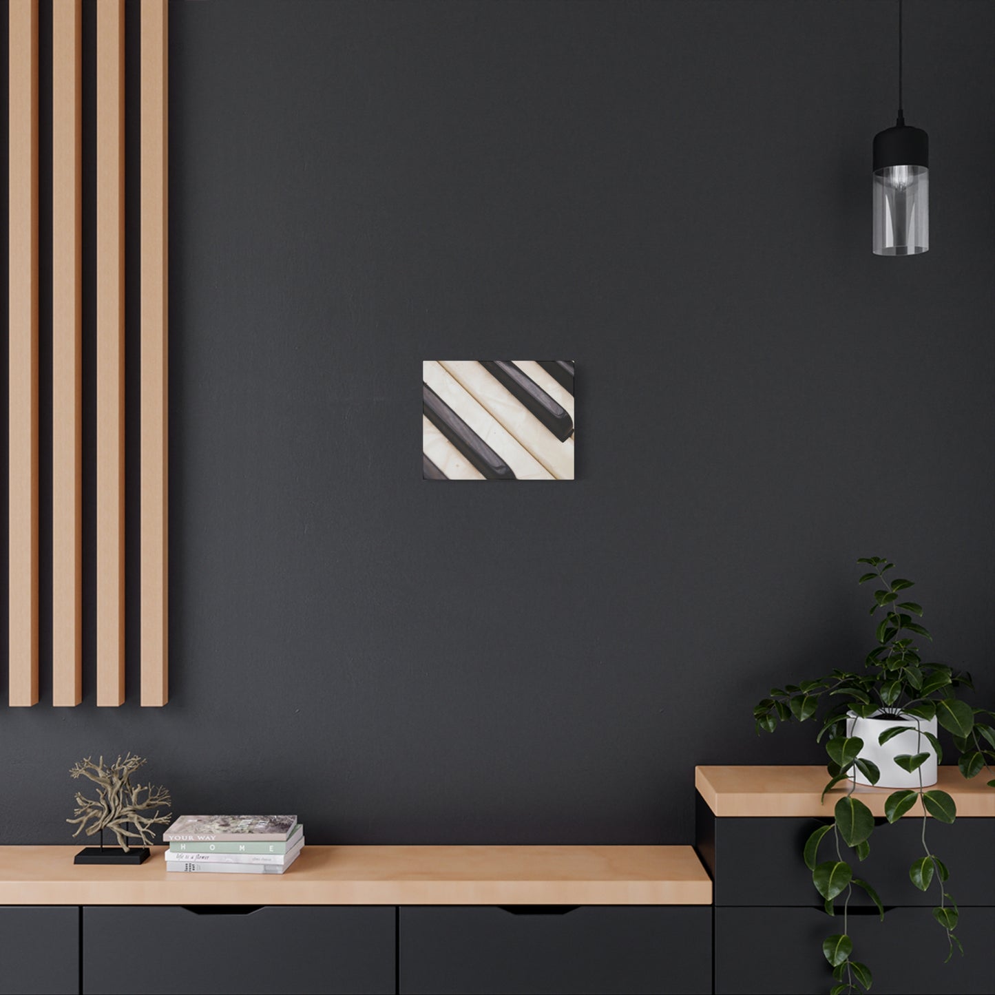 Piano Keys Canvas Wall Art, Music Decor for Home, Perfect Gift for Musicians or Music Lovers