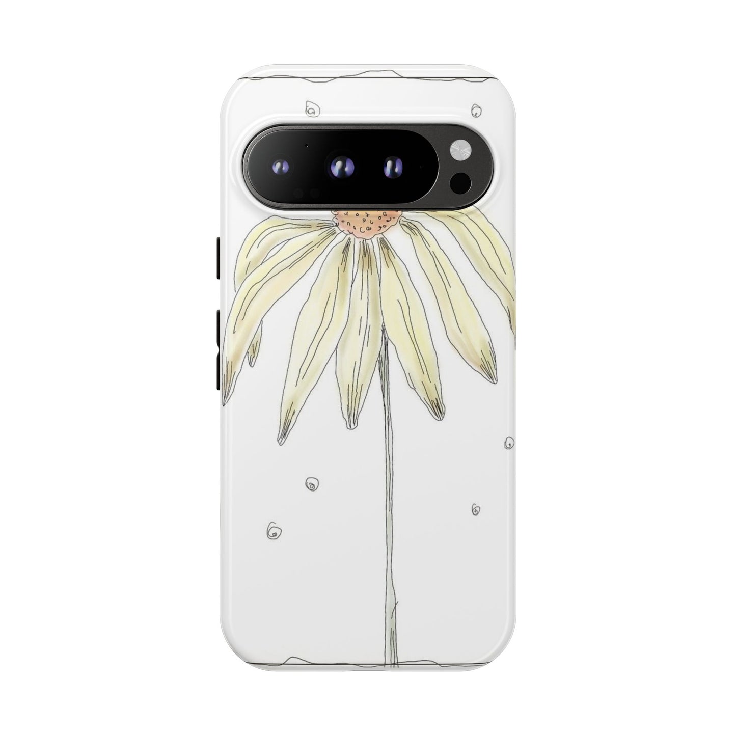 Flower Phone Case with Delicate Design, Tough Phone Cover, Nature Lover Gift, Floral Tech Accessory, Stylish Phone Protection