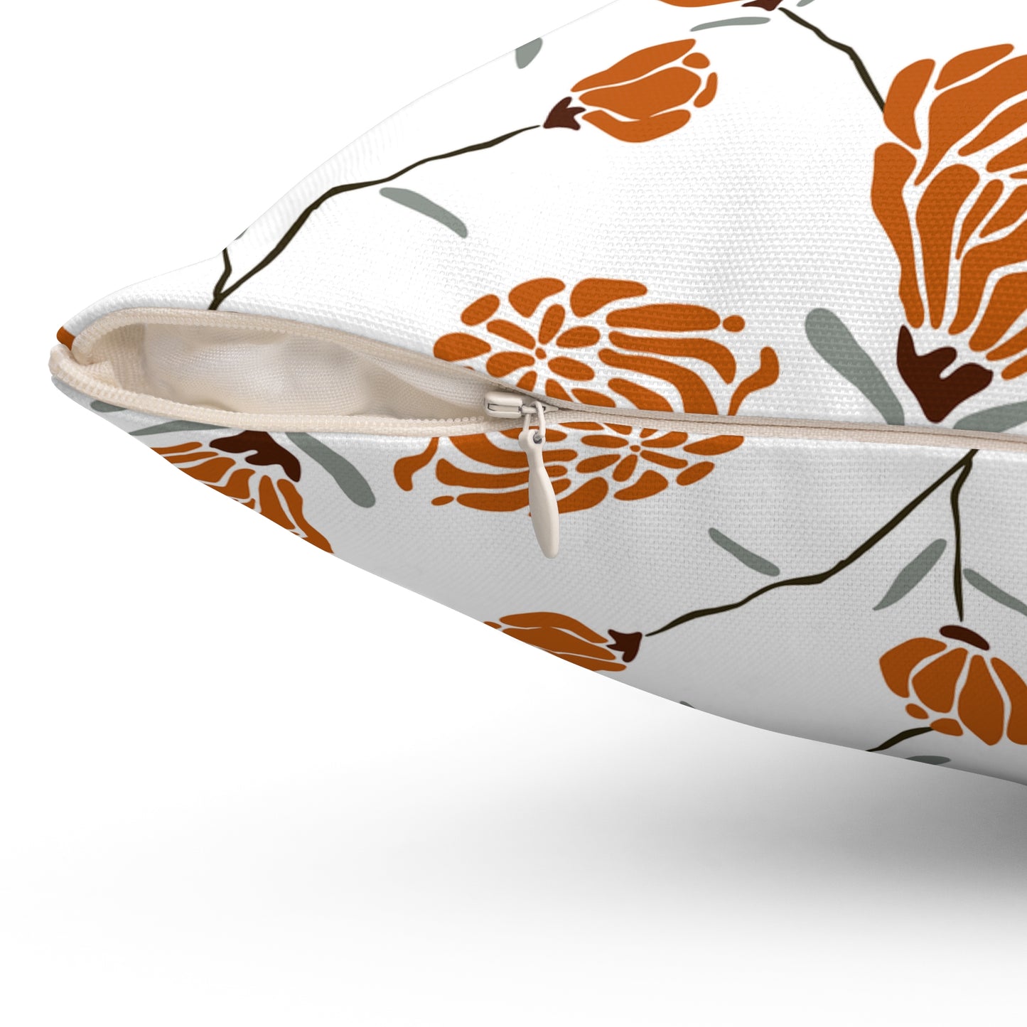 Floral Decorative Pillow, Cozy Home Accent, Stylish Couch Decor, Gift for Her, Bohemian Living Room, Seasonal Home Makeover