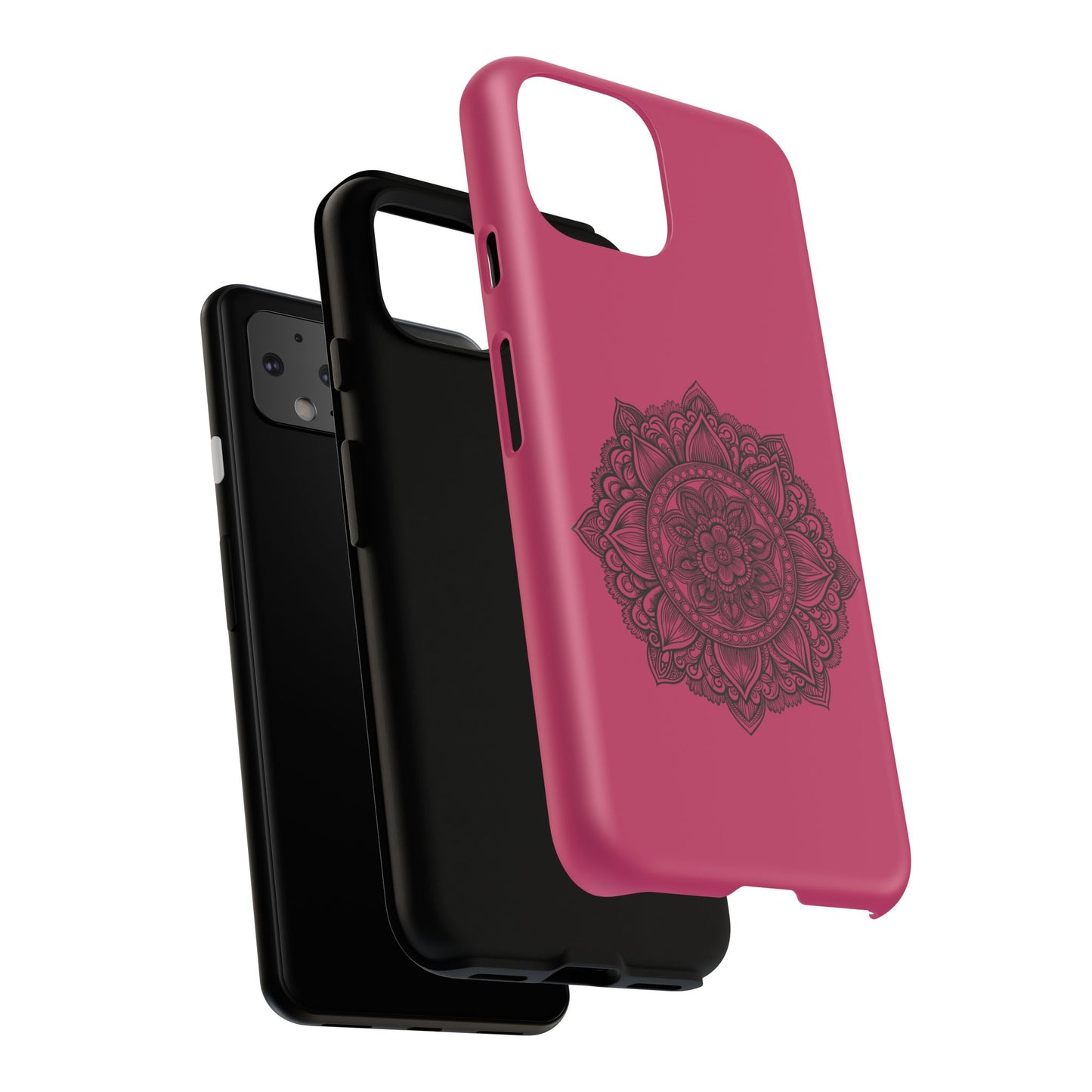 Vibrant Mandala Phone Case, Artistic Protection Cover, Gift for Her, Trendy Accessories, Birthday or Holiday Present