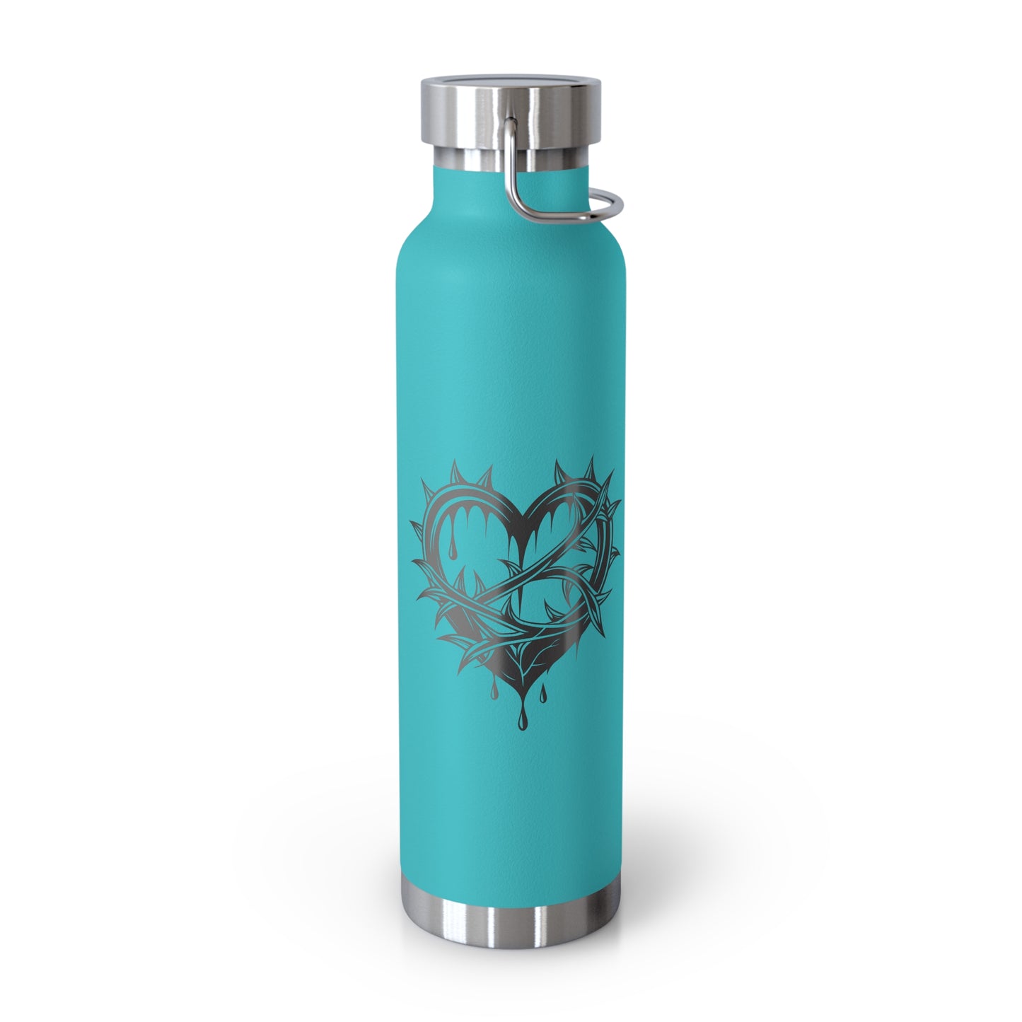 Stylish Insulated Water Bottle, Travel Flask, Gift for Him/Her, Fitness Bottle, Eco-Friendly Drinkware, 22oz Copper Design