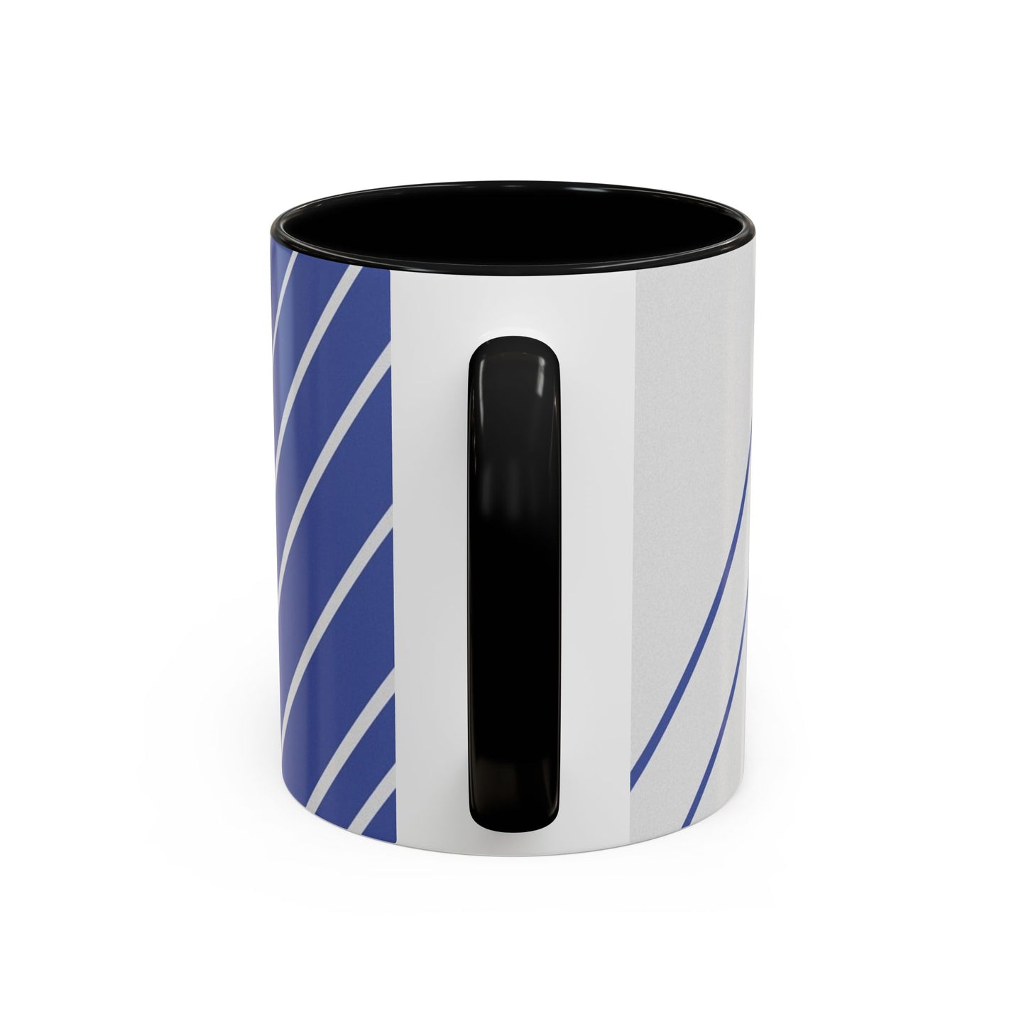 Elegant Stripe Accent Coffee Mug - Perfect for Gifts, Home Decor, Office, Birthdays, and Tea Lovers