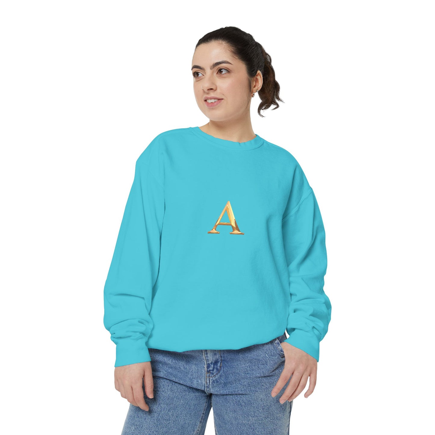 Stylish Monogrammed Sweatshirt, Personalized Gift, Cozy Layering, Casual Wear, Birthday, Holiday Present