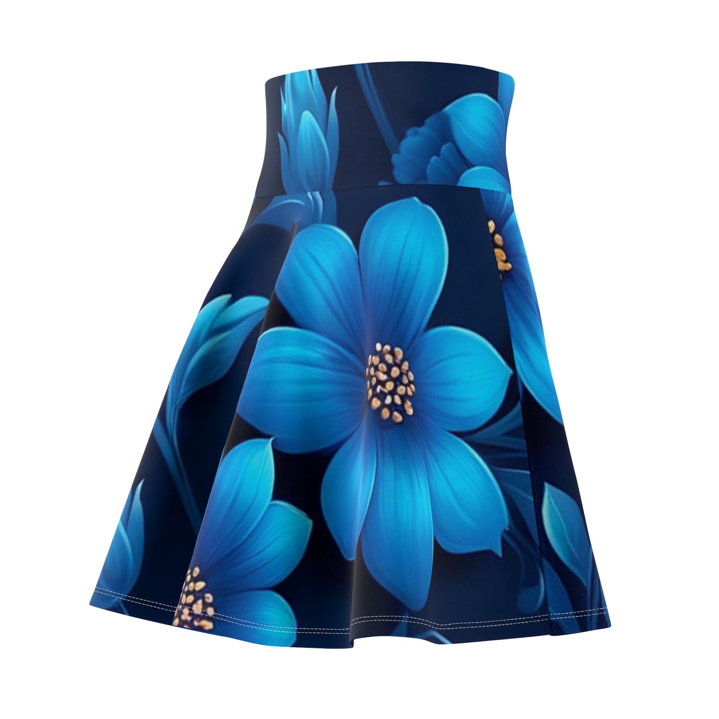 Floral Elegance Women's Skater Skirt, AOP Floral Print Casual Skirt, Spring Fashion, Women's Summer Skirt, Boho Chic, Gift for Her