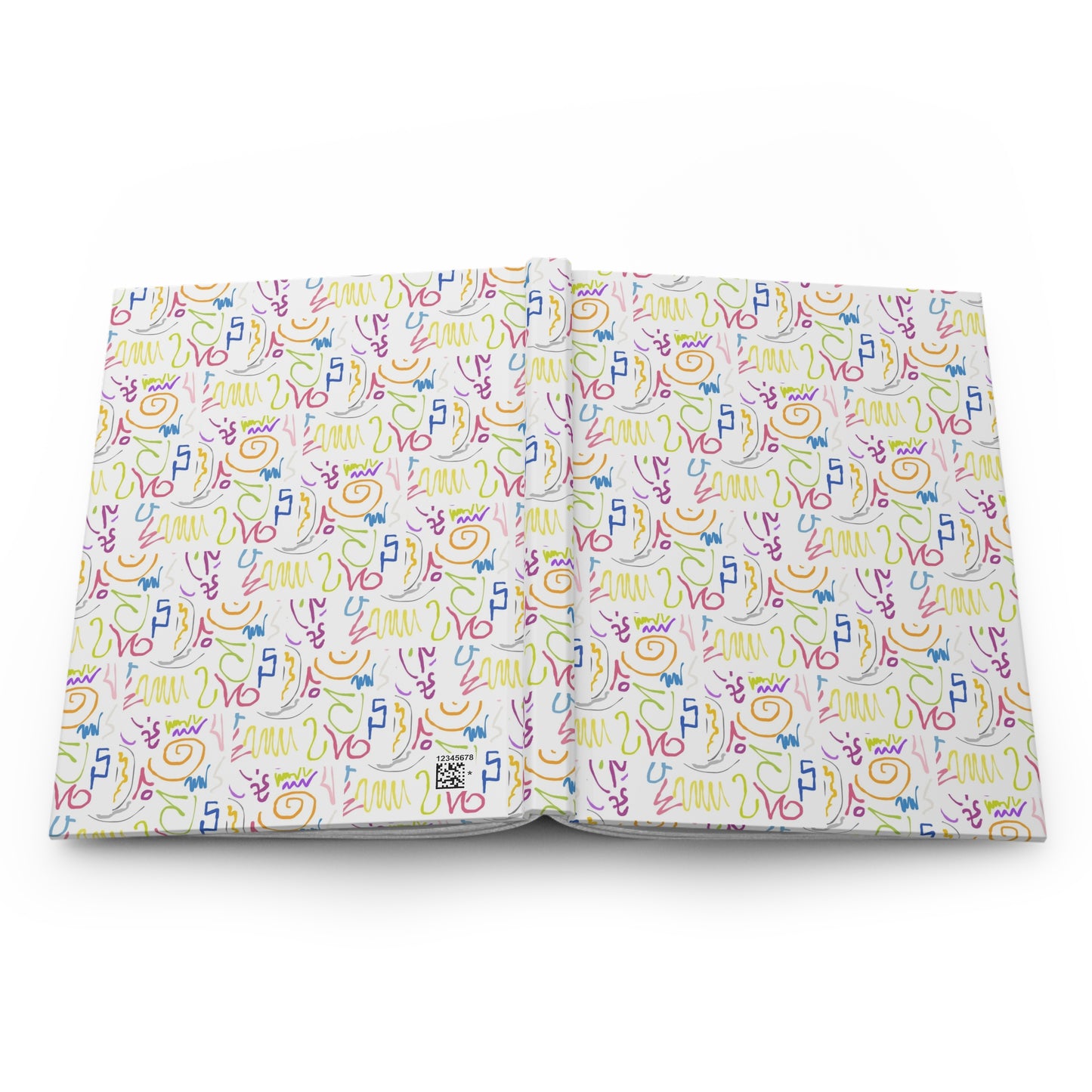 Colorful Abstract Hardcover Journal - Perfect for Creative Minds, Gift for Students, Daily Planner, Writing, Doodle Ideas, Art Journal