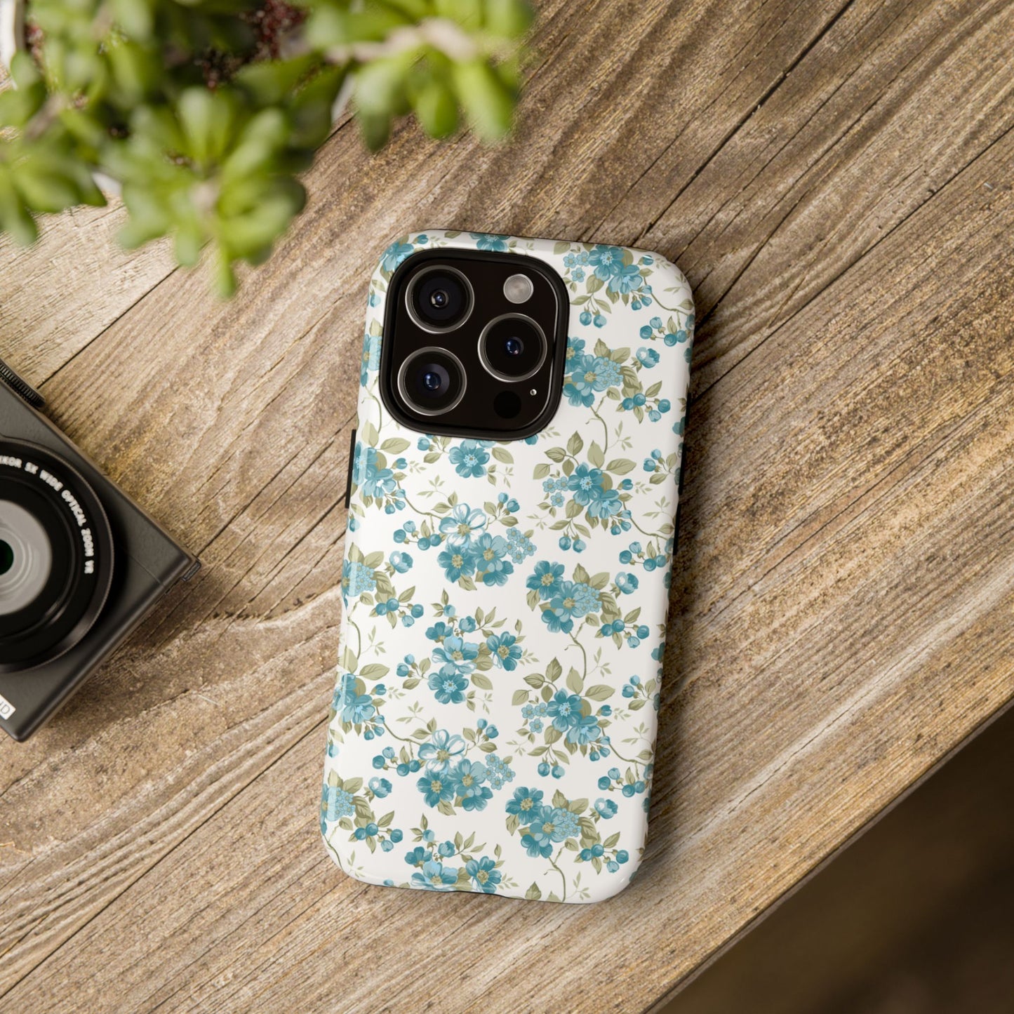 Floral Phone Case - Tough Cases, Durable Phone Cover, Cute Floral Design, Gift for Her, Trendy Phone Accessory, Spring Style