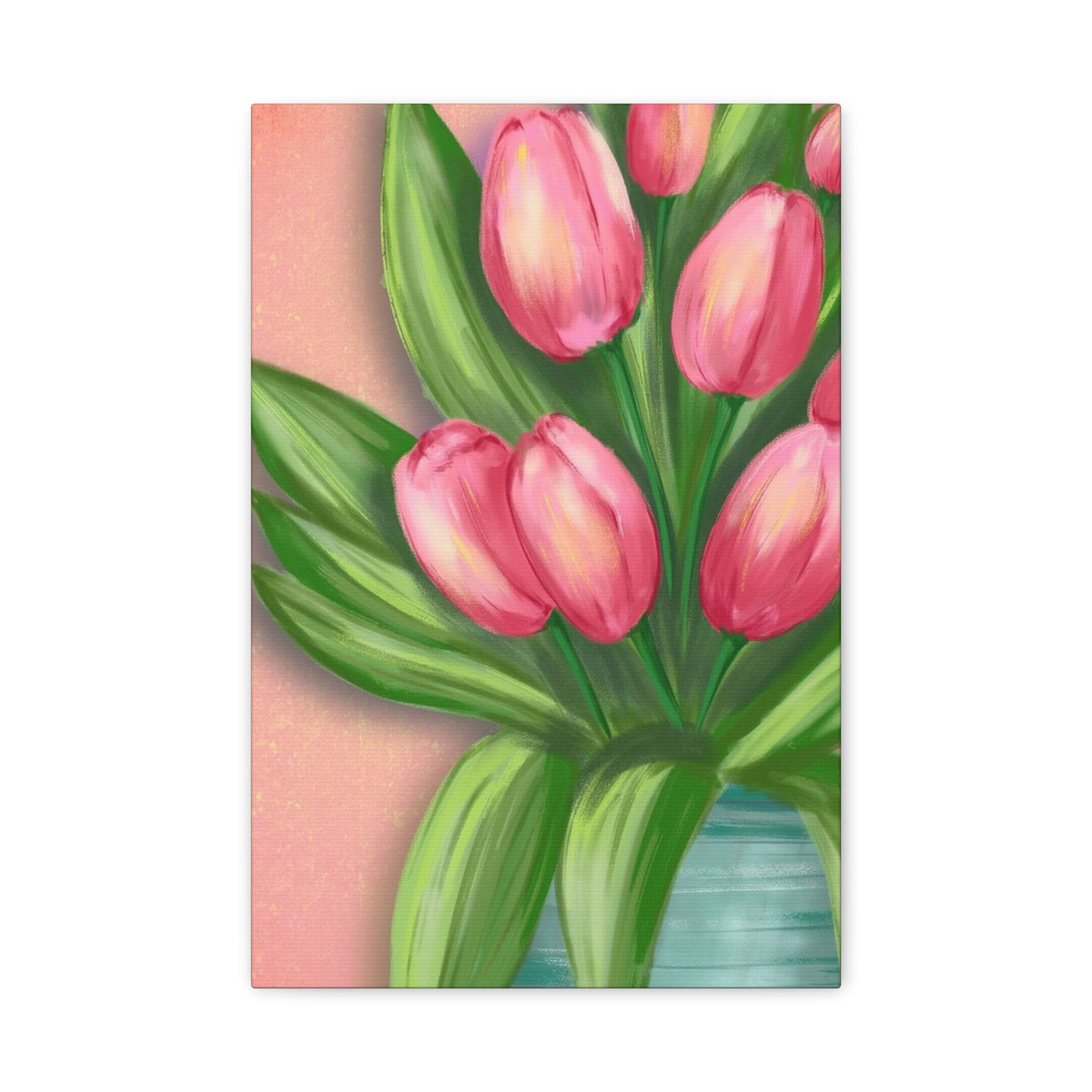 Matte Canvas, Stretched, 1.25" Tulips