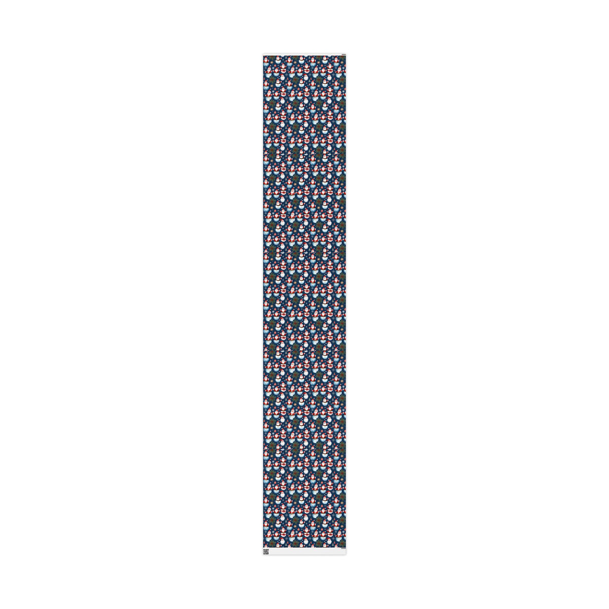 Christmas Snowman & Santa Wrapping Paper Roll — Festive Holiday Gift Wrap