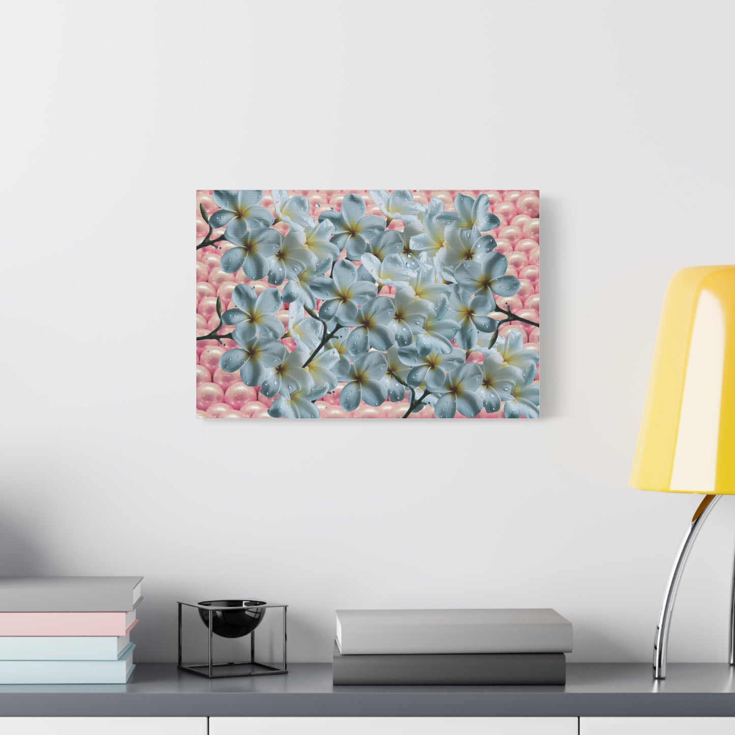 Floral Canvas Art Print - Elegant Home Decor, Botanical Wall Art, Gift for Her, Mother's Day Decoration, Vibrant Flower Artwork
