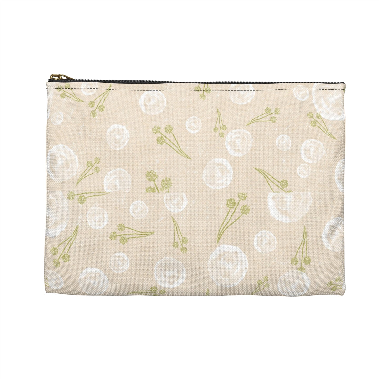 Floral Accessory Pouch - Cute Storage for Makeup, Travel, Organizing, Gifts, Eco-friendly