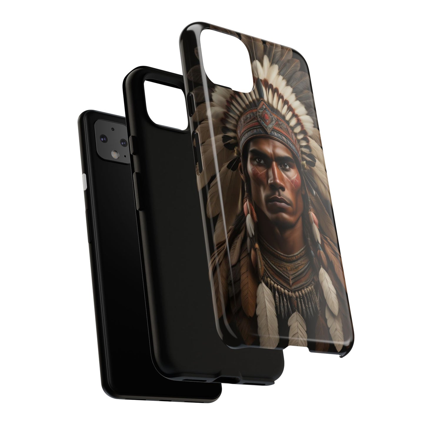 Native American Art Phone Case, Strong Culture Design, Unique Gift for Him or Her, Tough Cases, Customizable Protector, Tribal Style