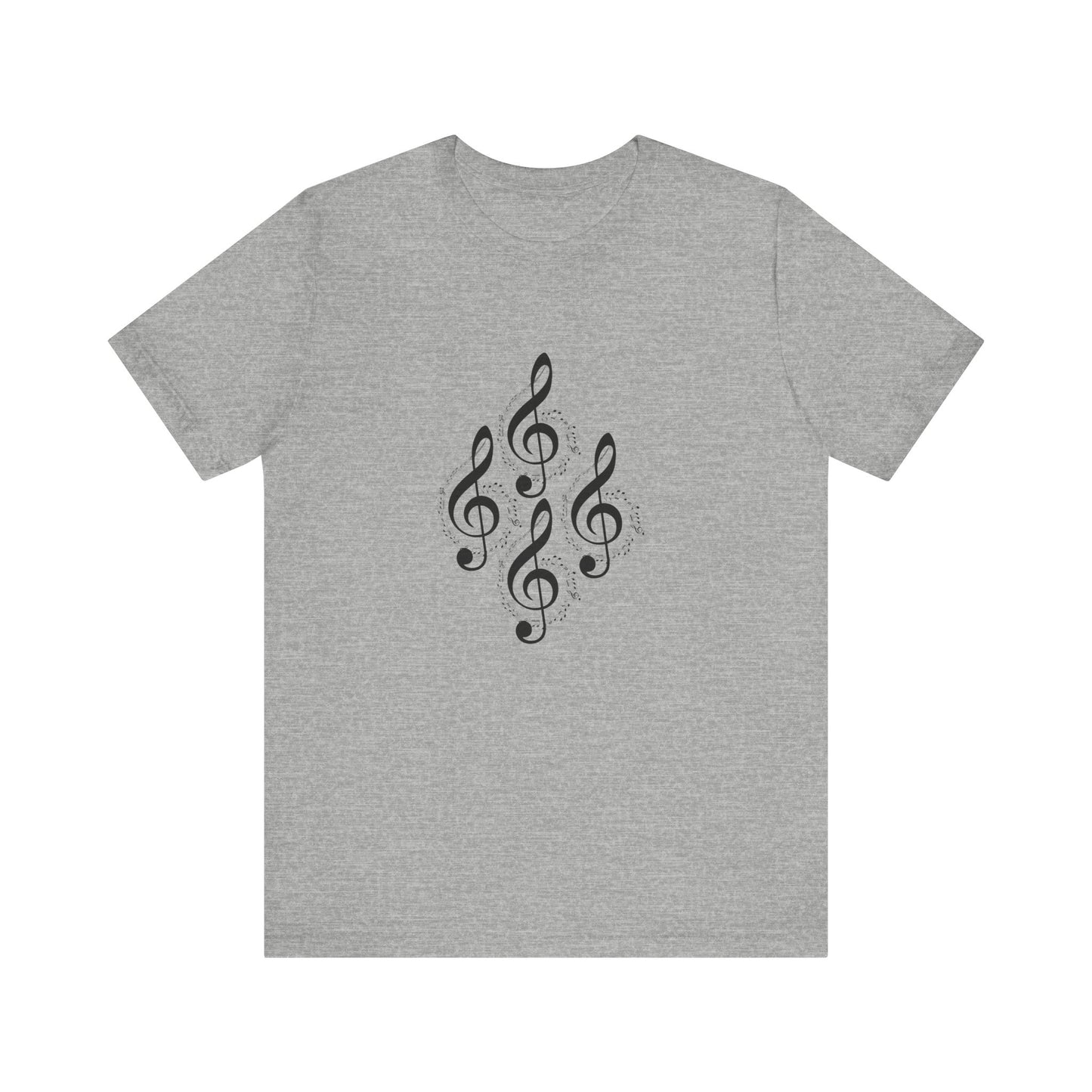 Musical Notes Tee - Perfect for Music Lovers, Casual Wear, Concerts, Festivals, Unique Gift Idea
