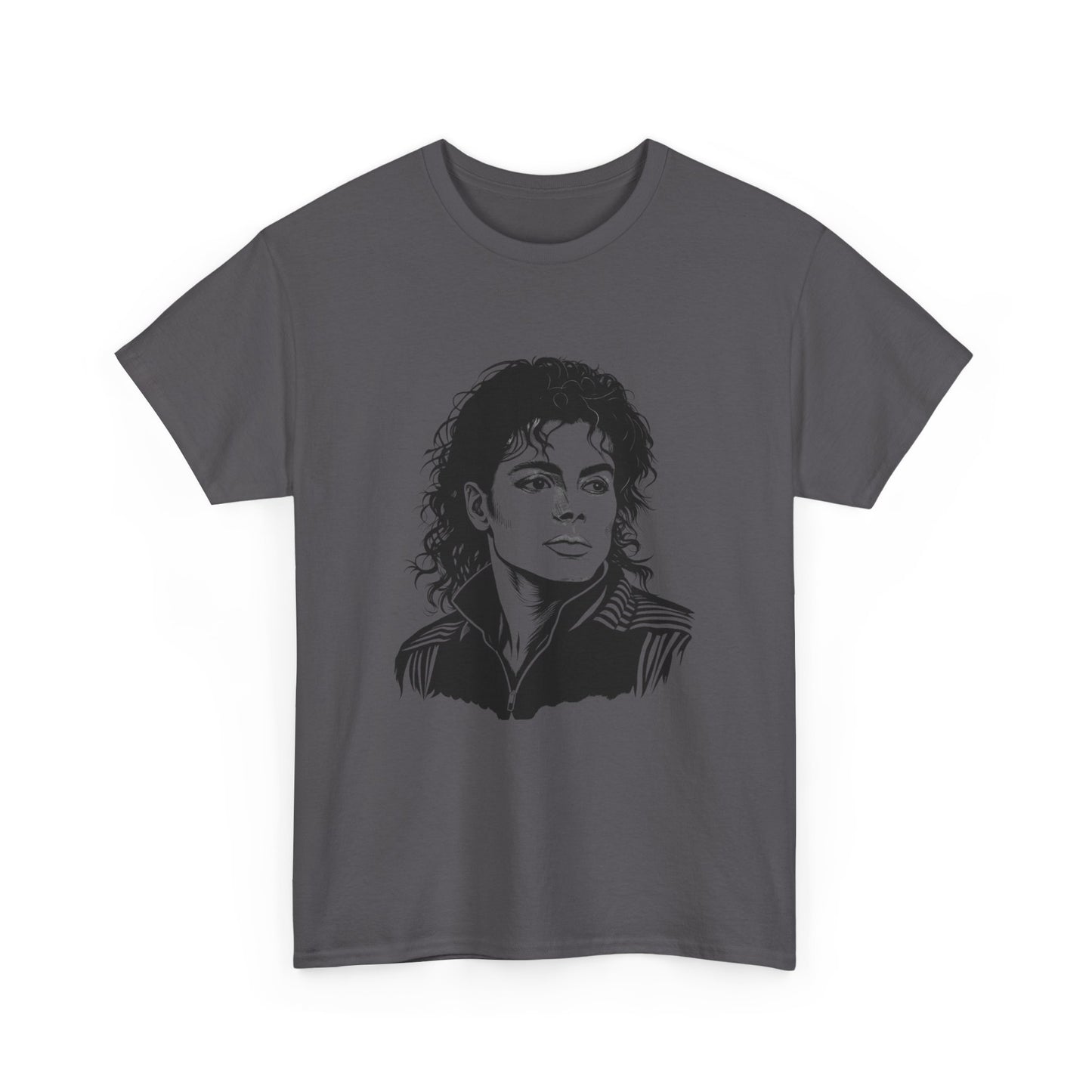 Michael Inspired Unisex Heavy Cotton Tee, Vintage Style Shirt, Retro Graphic Tee, Music Lover Gift, Unisex Casual Wear