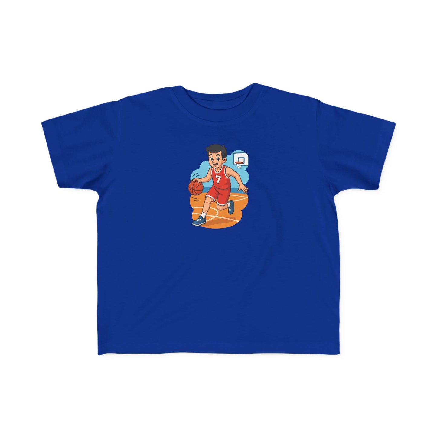 Toddler Basketball Tee, Fun Kids Graphic Shirt, Cute Toddler Sportswear, Toddler Birthday Gift, Playful Youth T-Shirt