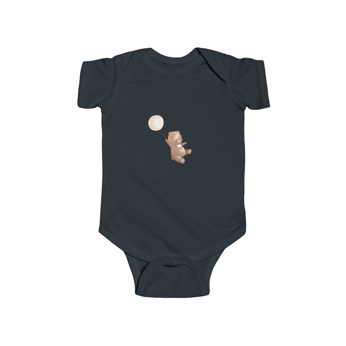 Cute Moonlight Bear Bodysuit for Infants, Baby Shower Gift, Nursery Outfit, Sweet Dreams Clothes, Newborn Onesie
