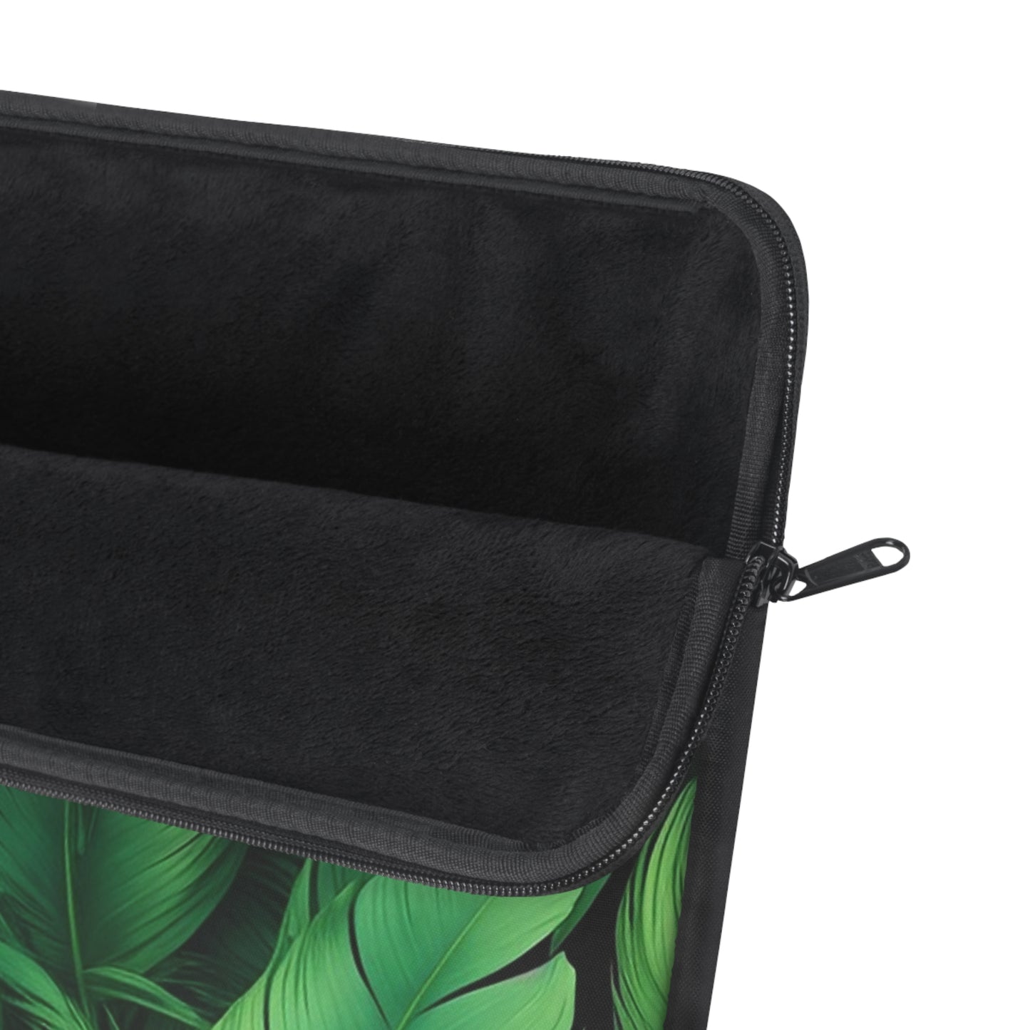 Tropical Leaf Laptop Sleeve, Boho Tech Case, Greenery Computer Bag, Gift for Nature Lovers, Stylish Tech Accessory