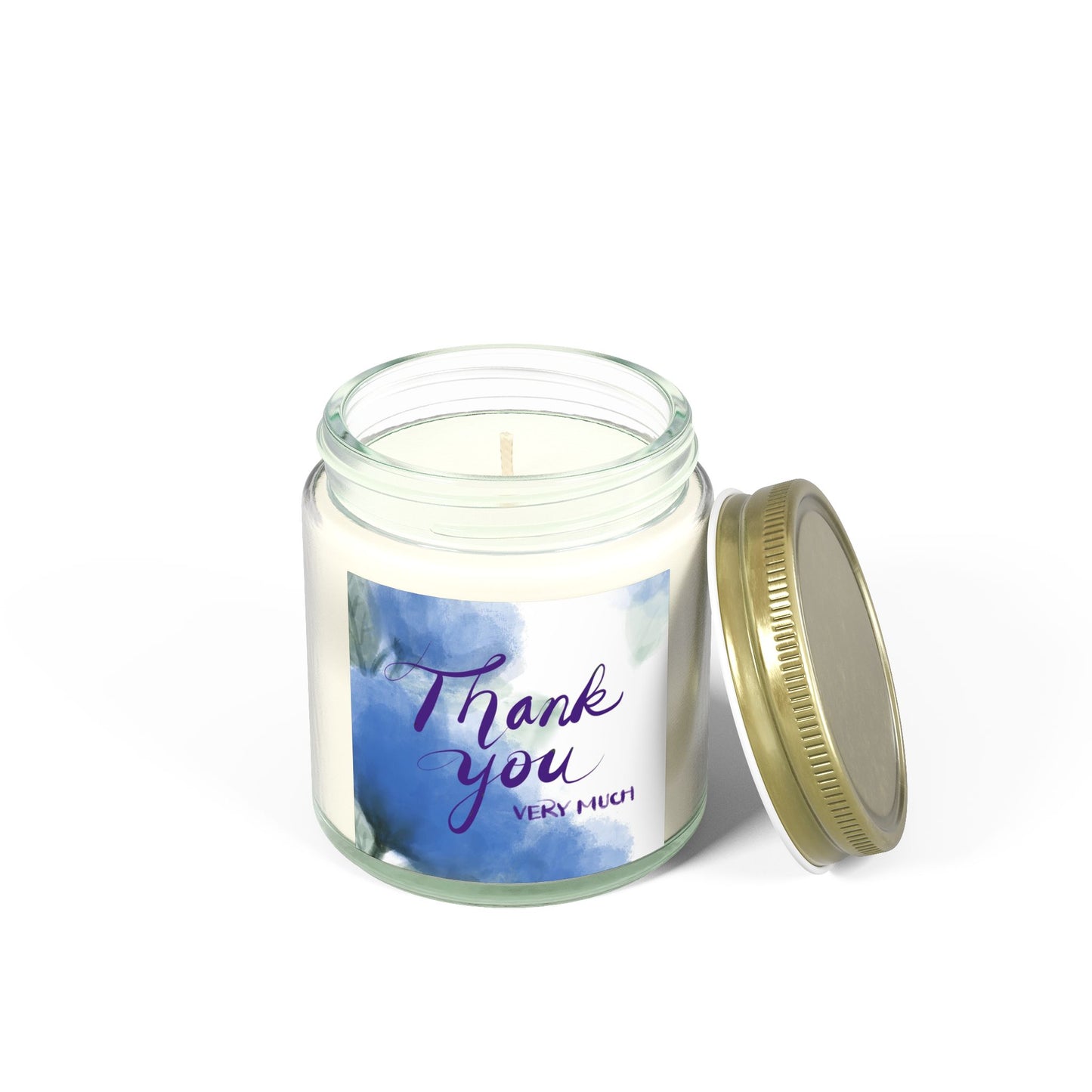Thank You Scented Candles, Coconut Apricot Wax, Gifts for Her, Home Fragrance, Relaxation, Bridal Shower, Birthday