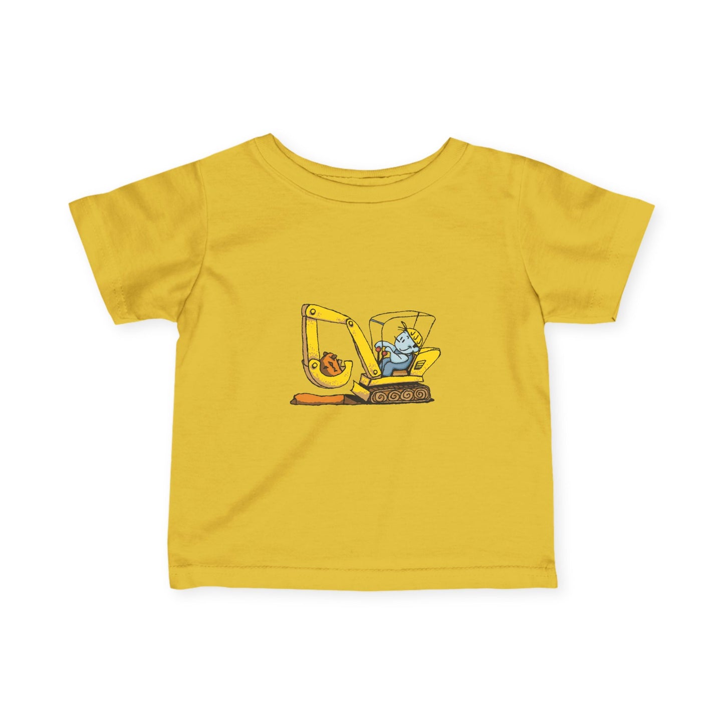 Cute Construction Theme Infant Tee, Baby T-Shirt, Toddler Clothing, Birthday Gift, Playful Outfit, Unique Baby Wear